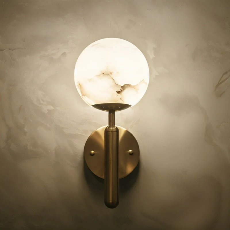 Orbis Alabaster Wall Lamp - Image 4