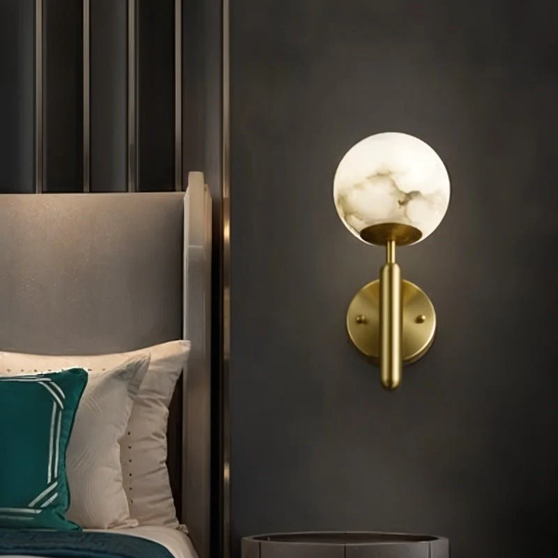Orbis Alabaster Wall Lamp - Image 6