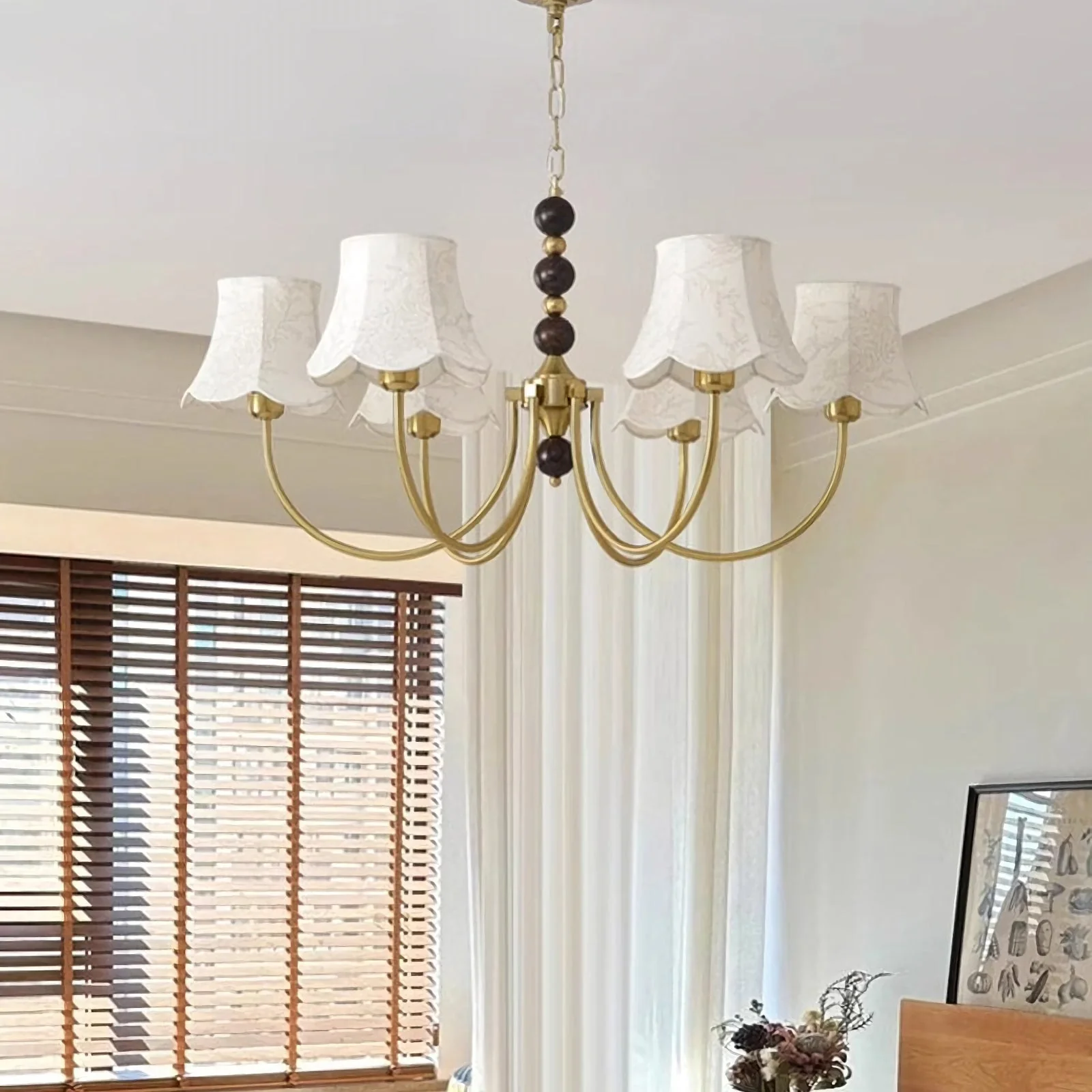 Orchid Fabric Chandelier - Image 11
