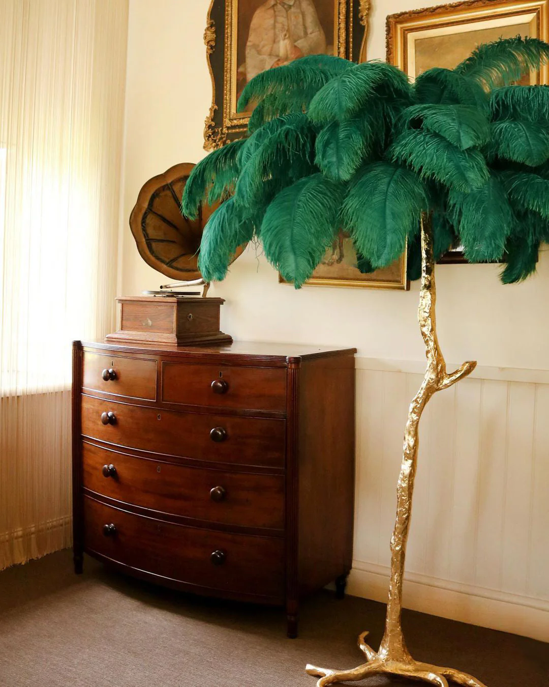 Ostrich Feather Floor Lamp - Image 24