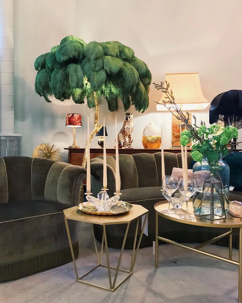 Ostrich Feather Floor Lamp - Image 28