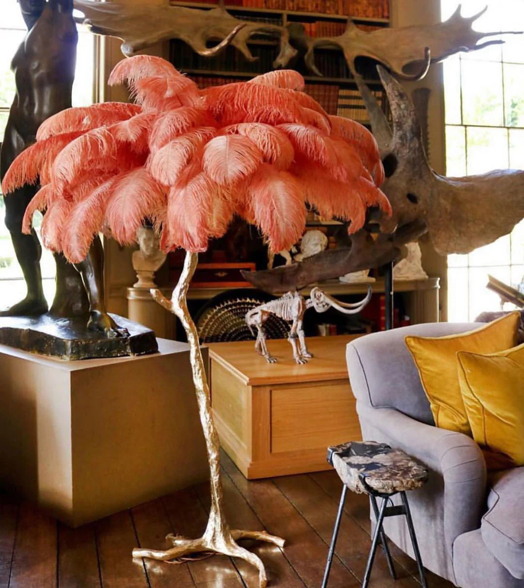 Ostrich Feather Floor Lamp - Image 43
