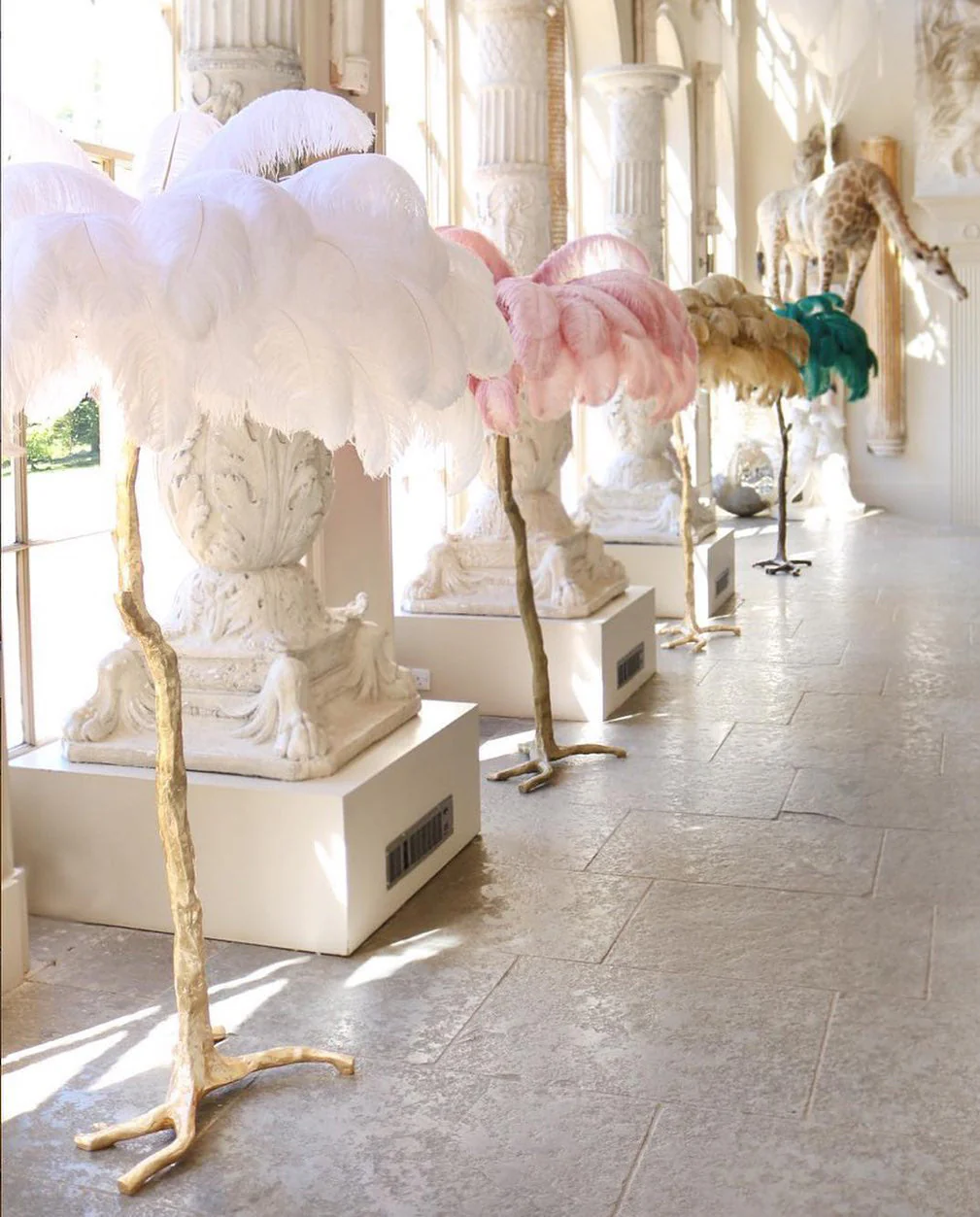 Ostrich Feather Floor Lamp - Image 49