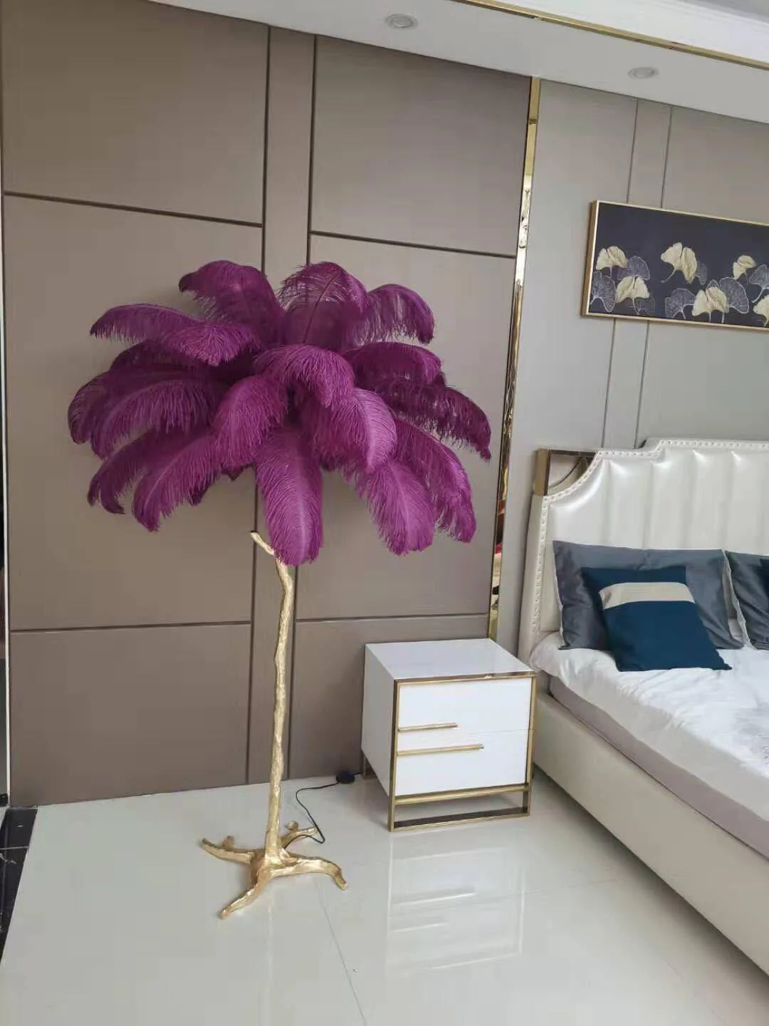 Ostrich Feather Floor Lamp - Image 51