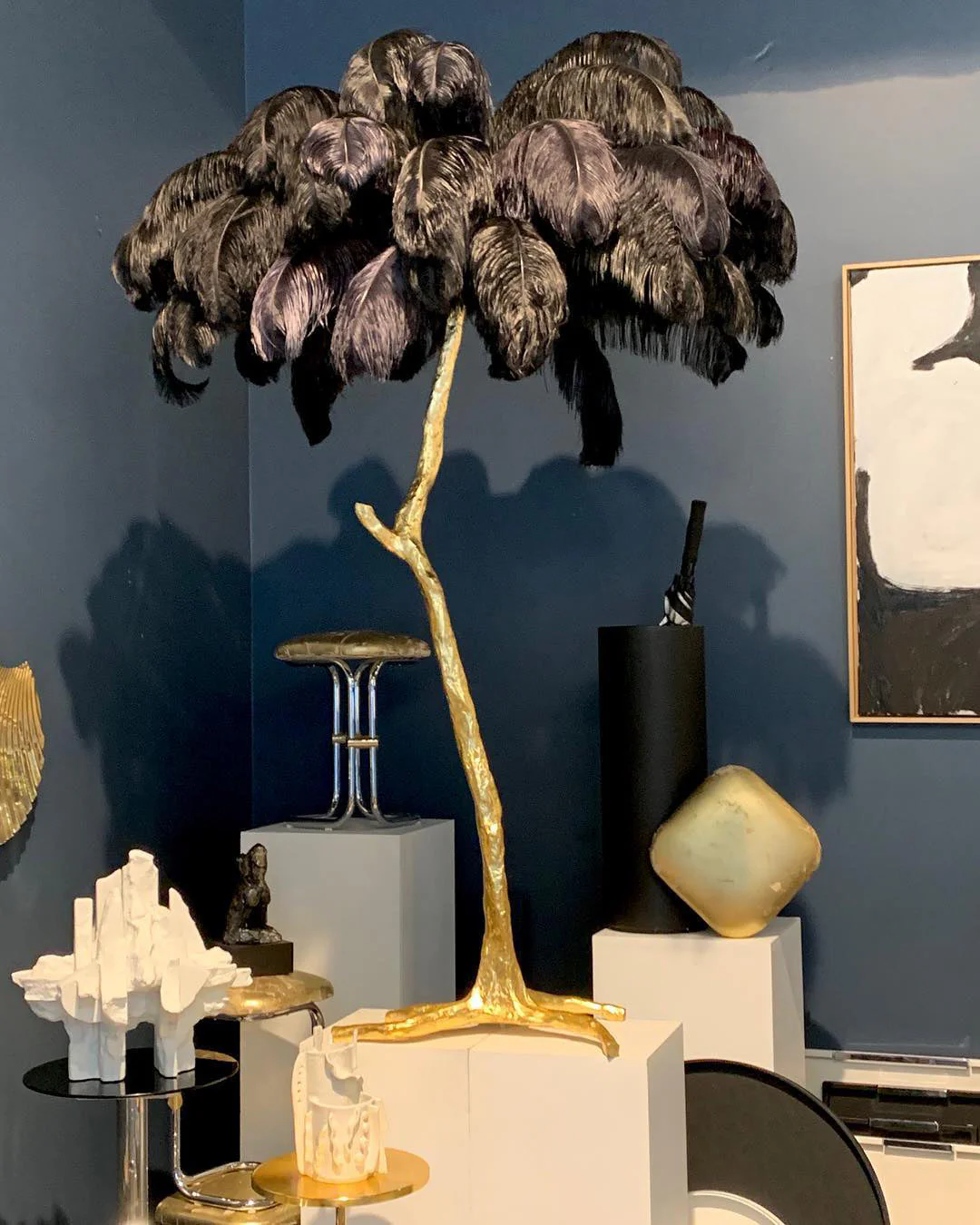 Ostrich Feather Floor Lamp - Image 54