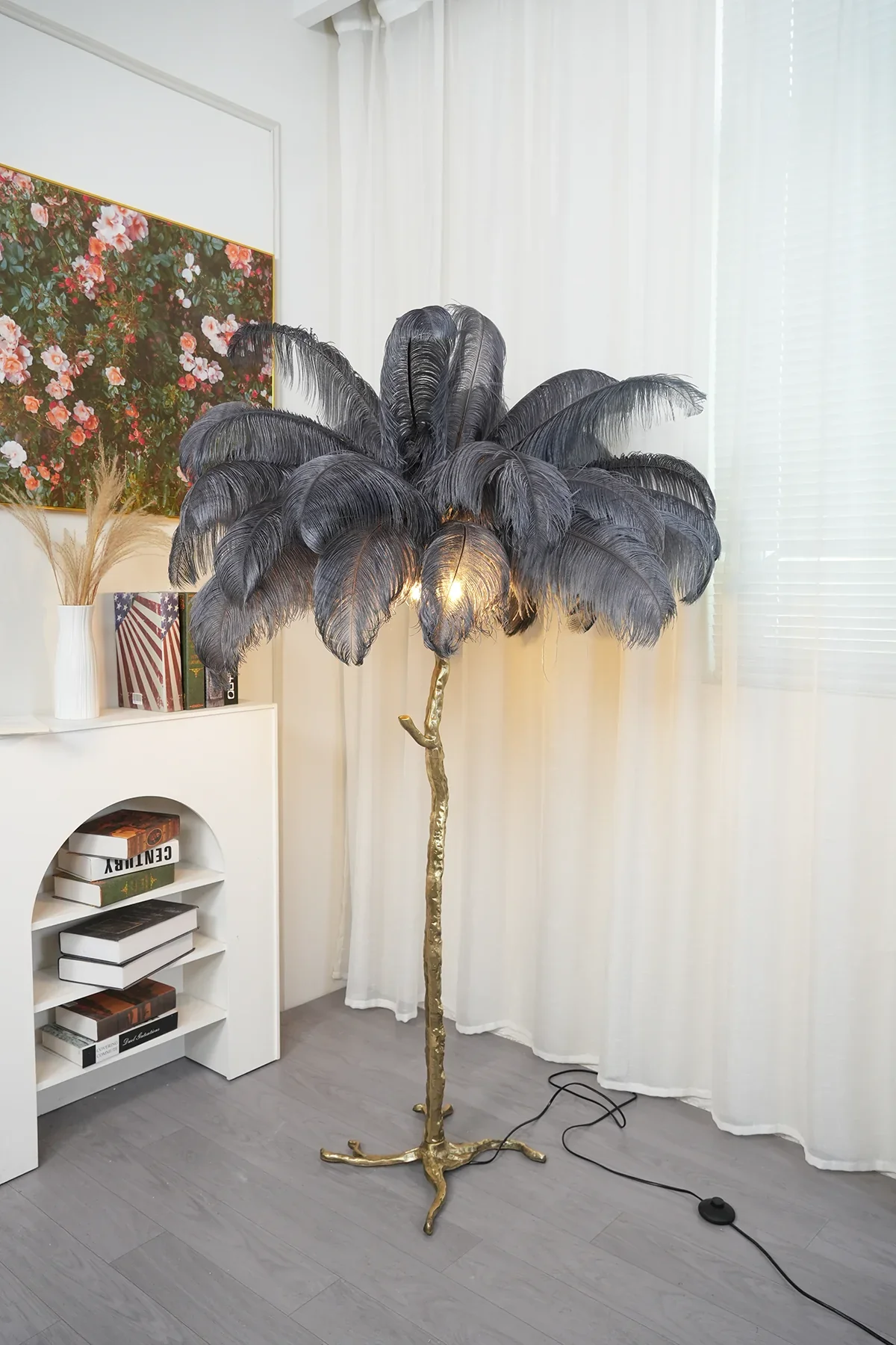 Ostrich Feather Floor Lamp - Image 57