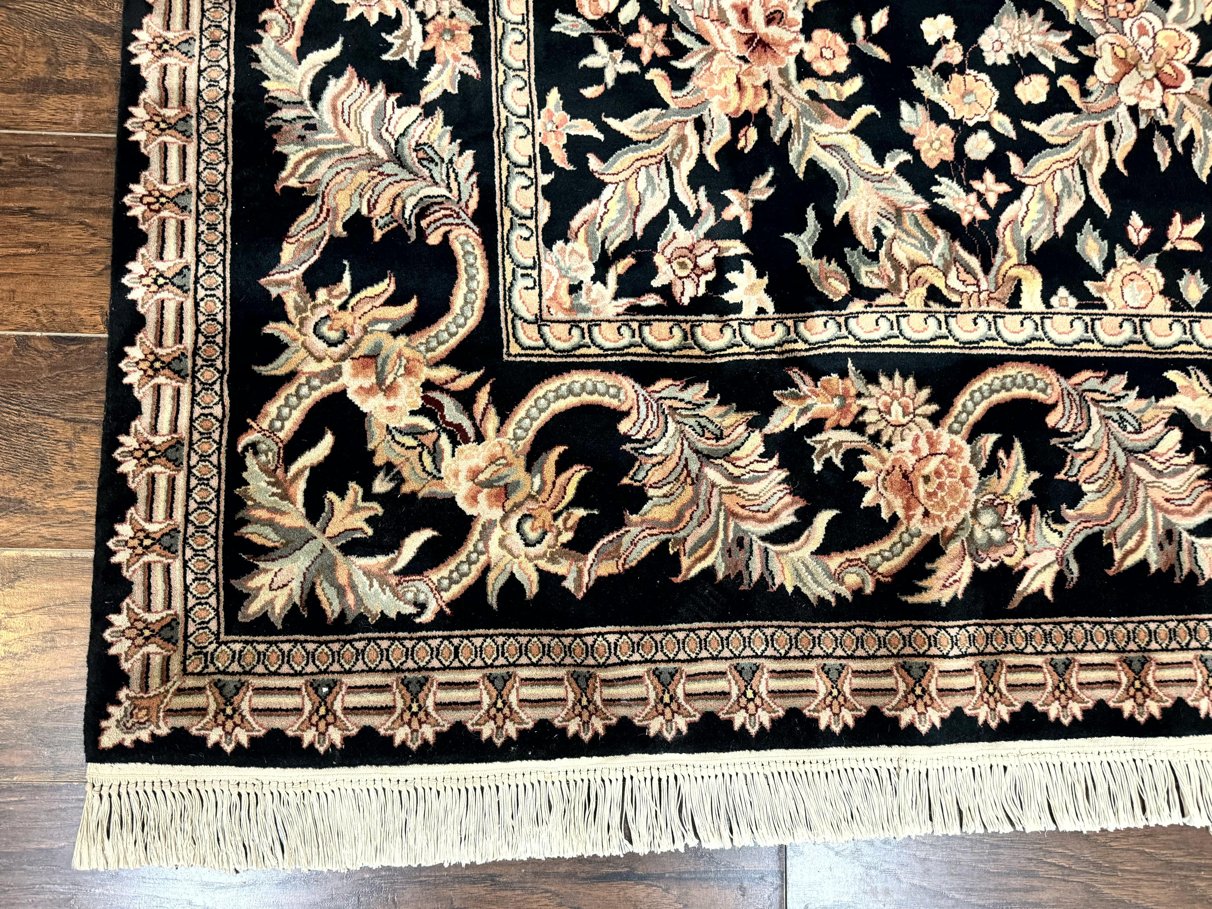 Pak Persian Rug 8x10, Black, Handmade - Image 8