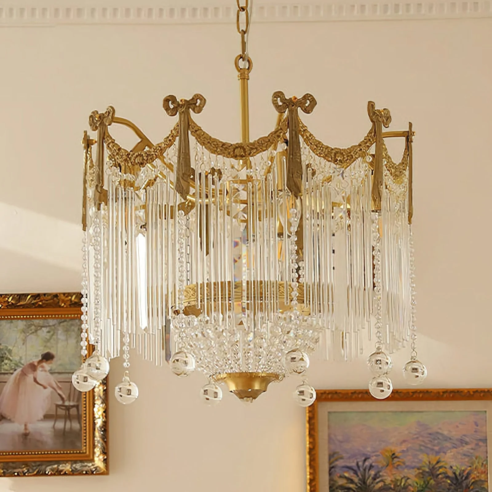 Palace Water Drop Chandelier - Image 9