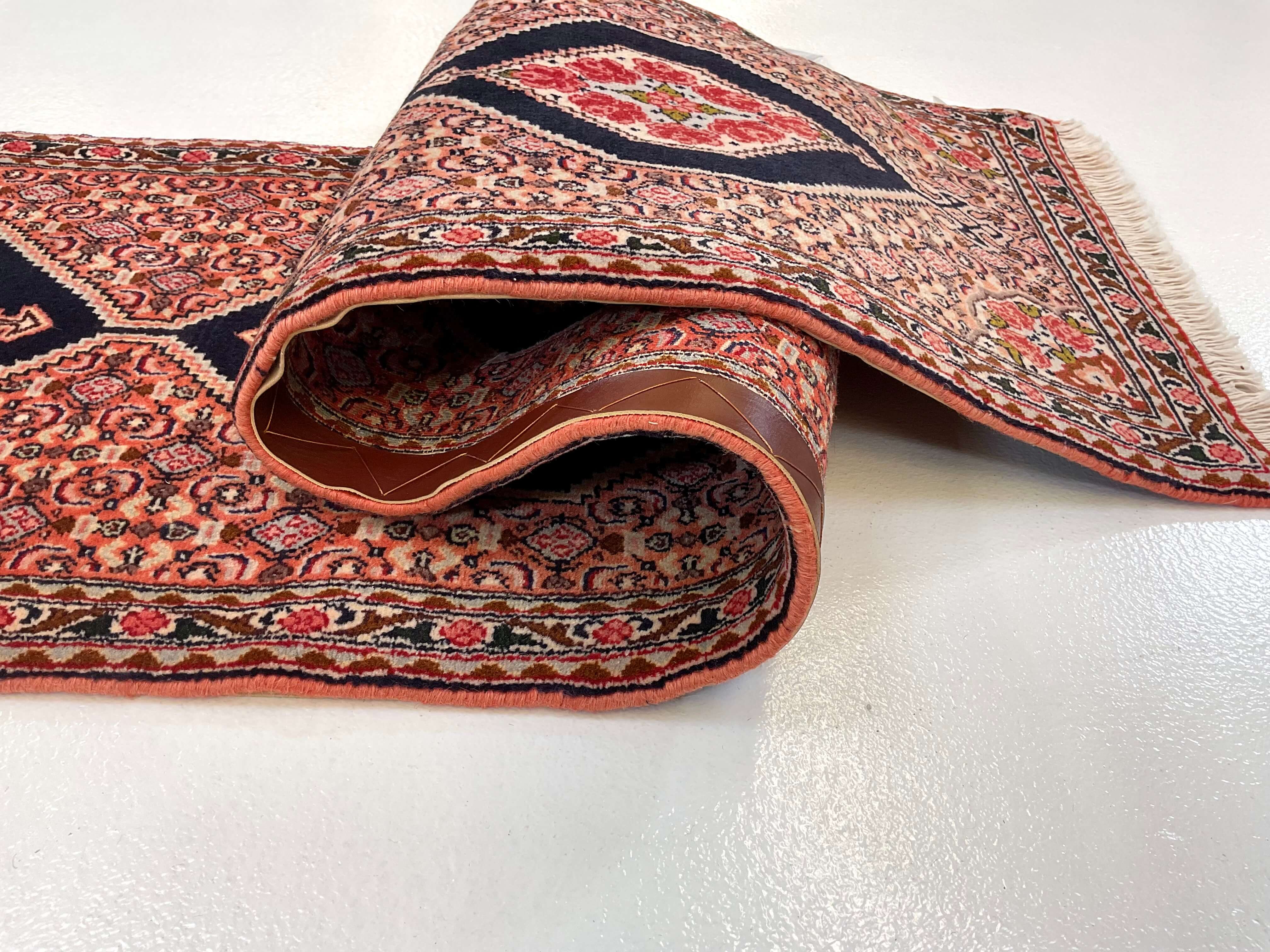 Bijar (1'10"x8'08") rose/indigo - Image 5