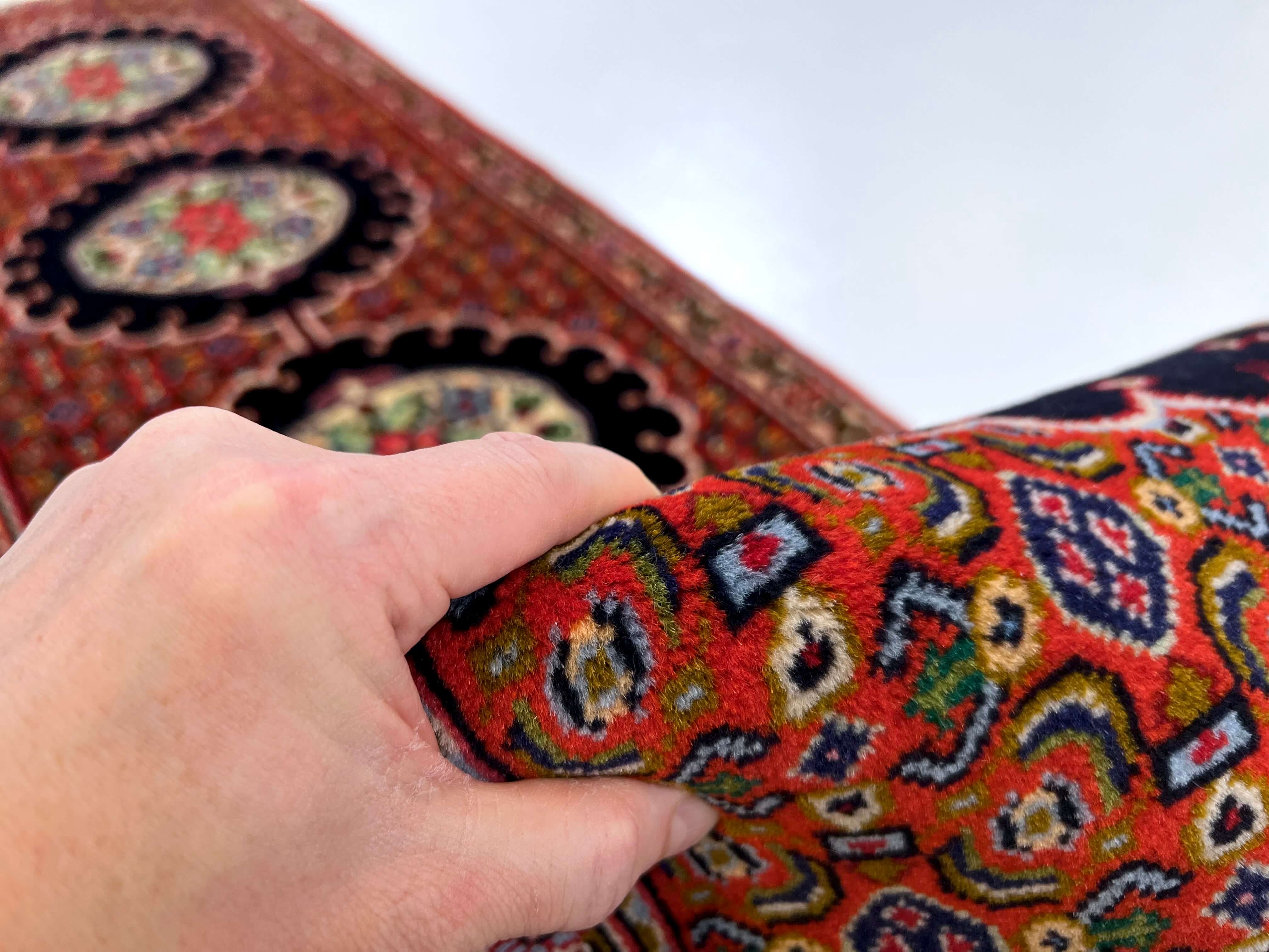 Bijar (2'00"x10'06") red/black/ivory - Image 6