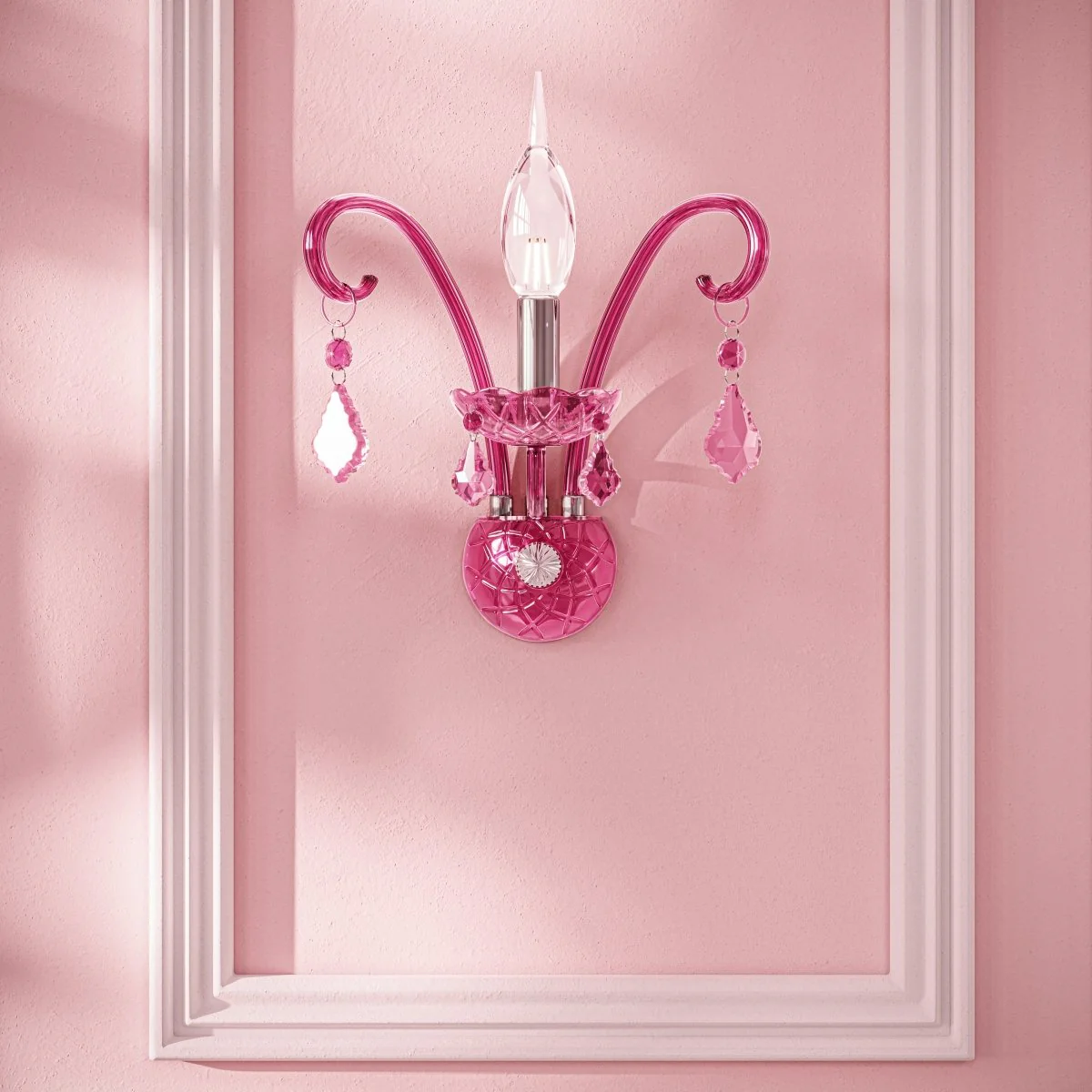 Pink Brigitte Wall Lamp - Image 4