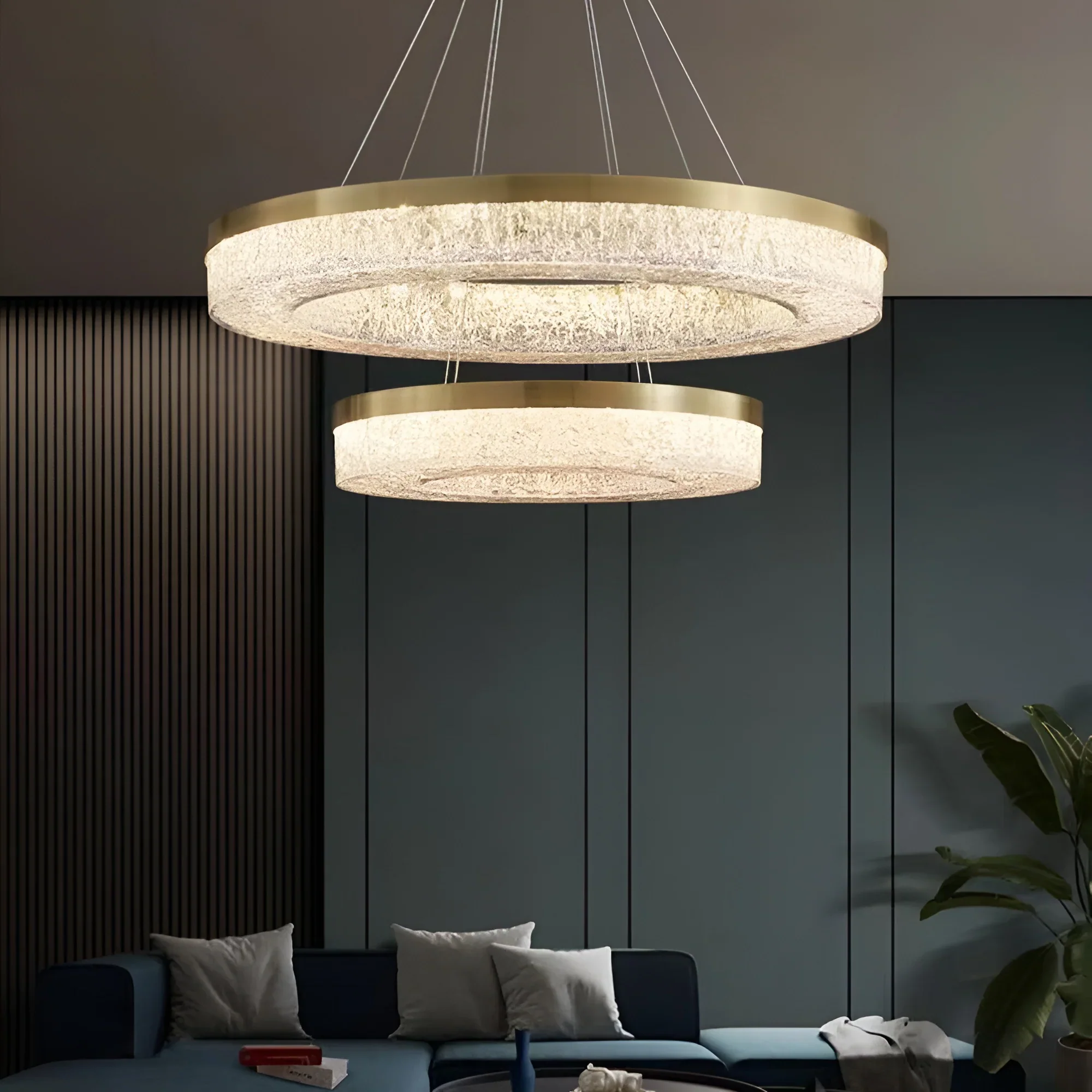 Planituri Elegant Resin Chandelier - Image 3