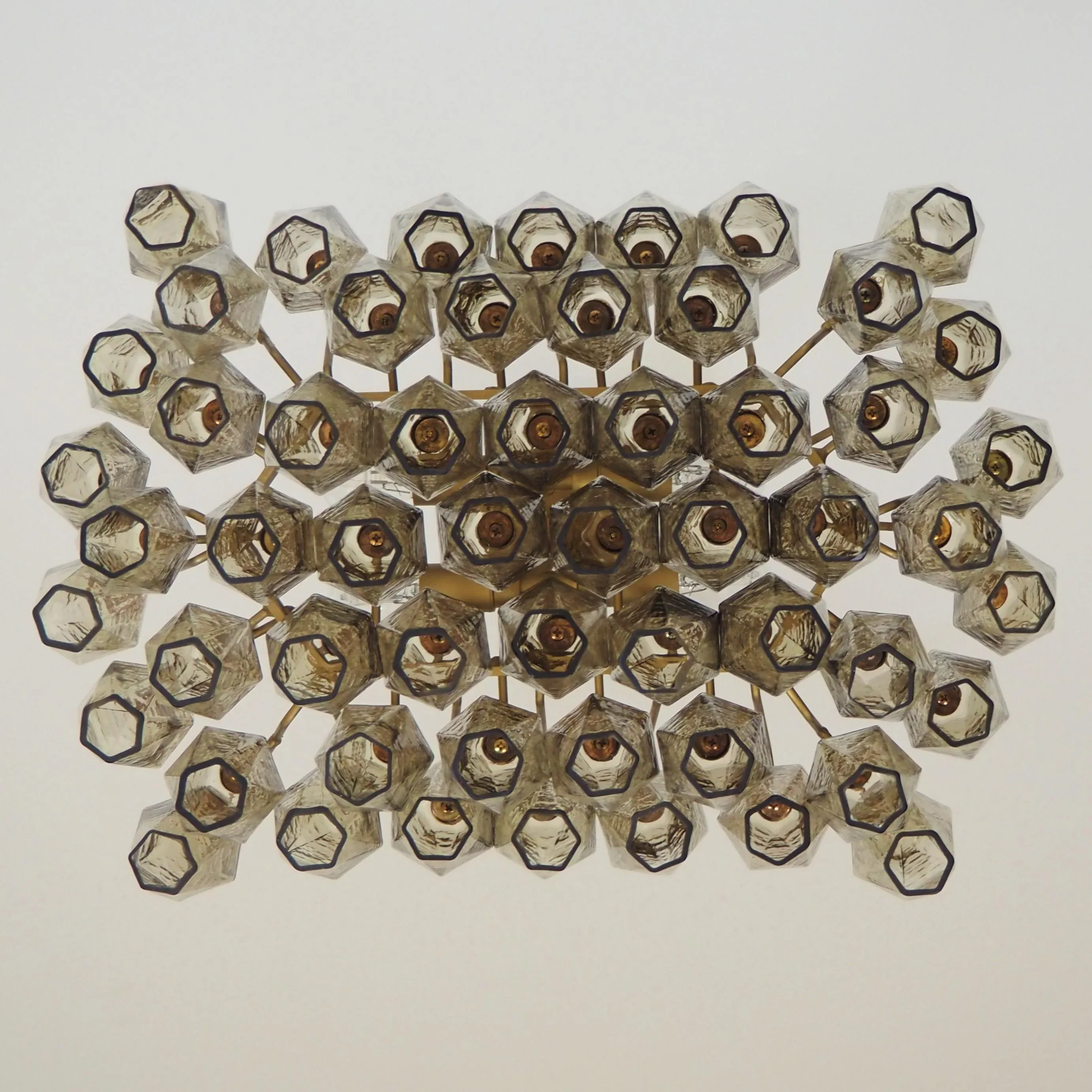Poliedri Murano Smoked Chandelier - Image 11