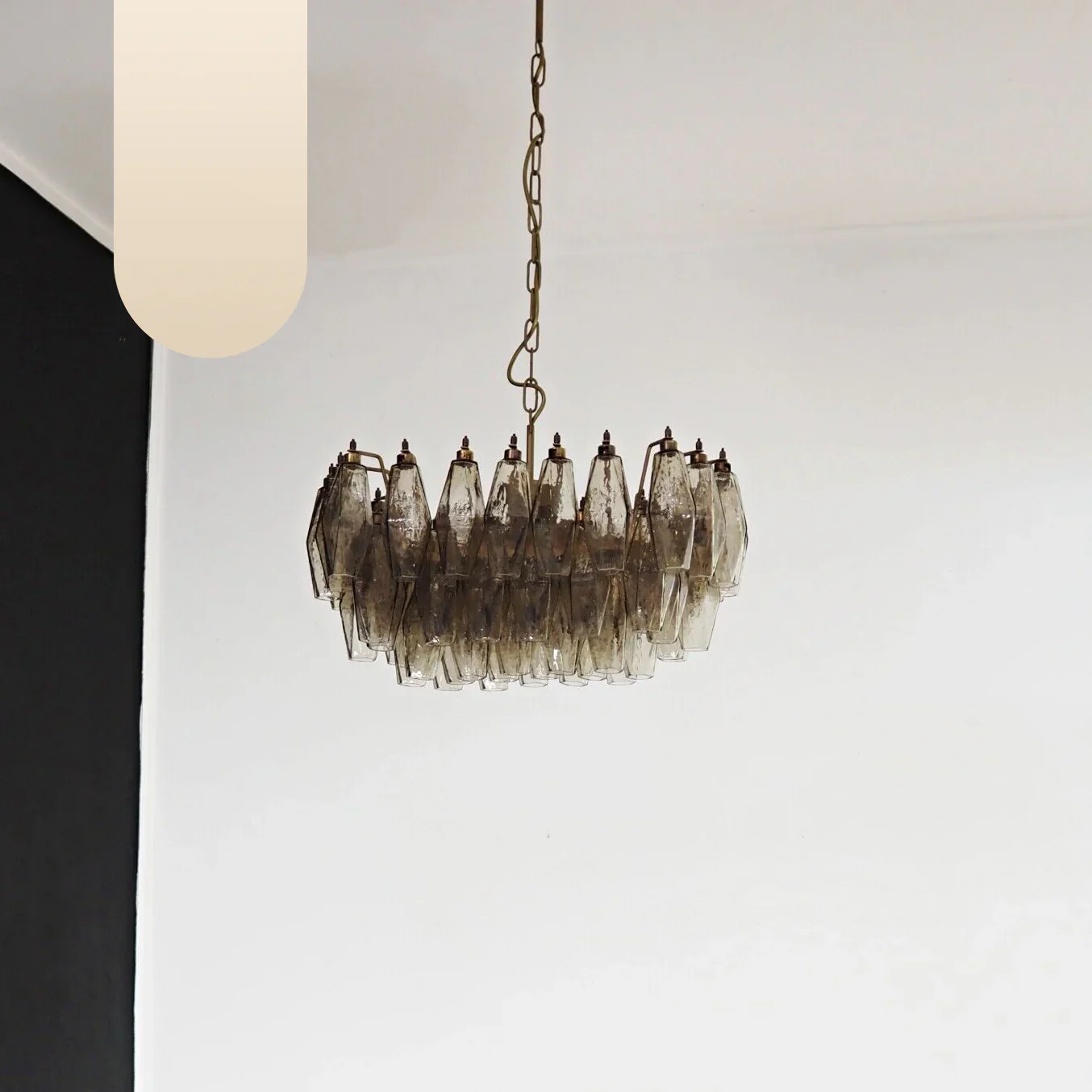 Poliedri Murano Smoked Chandelier - Image 12