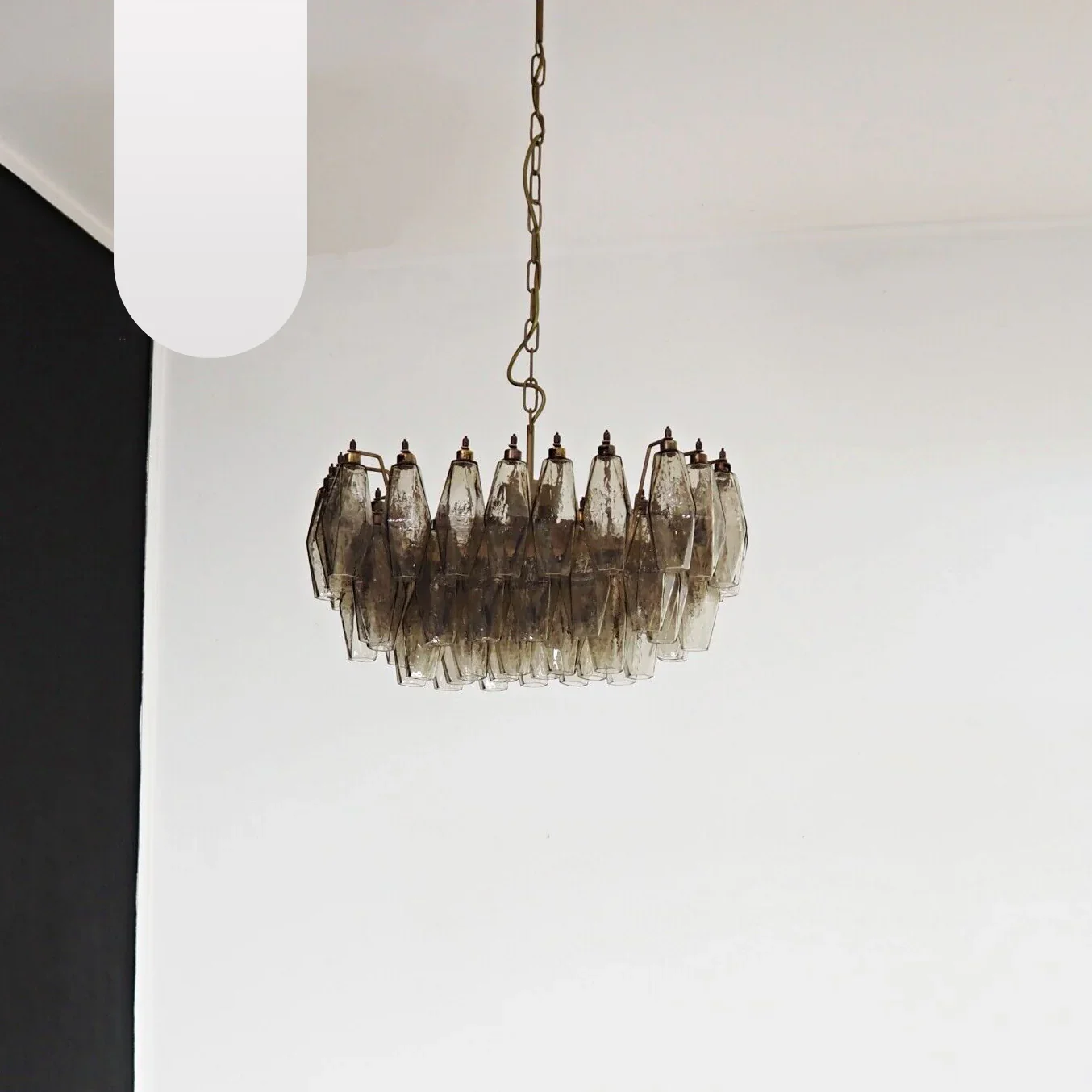 Poliedri Murano Smoked Chandelier - Image 13