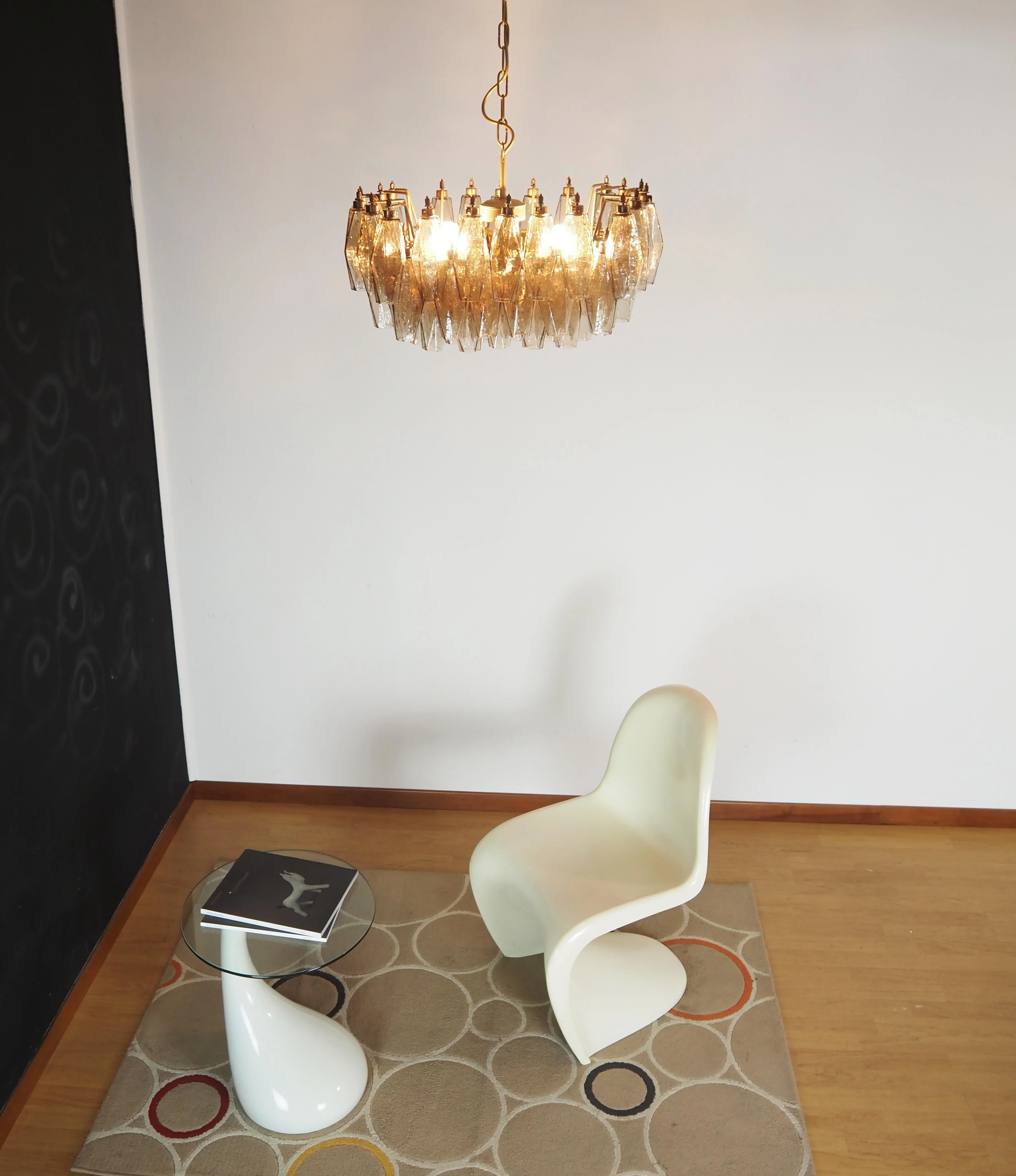 Poliedri Murano Smoked Chandelier - Image 3