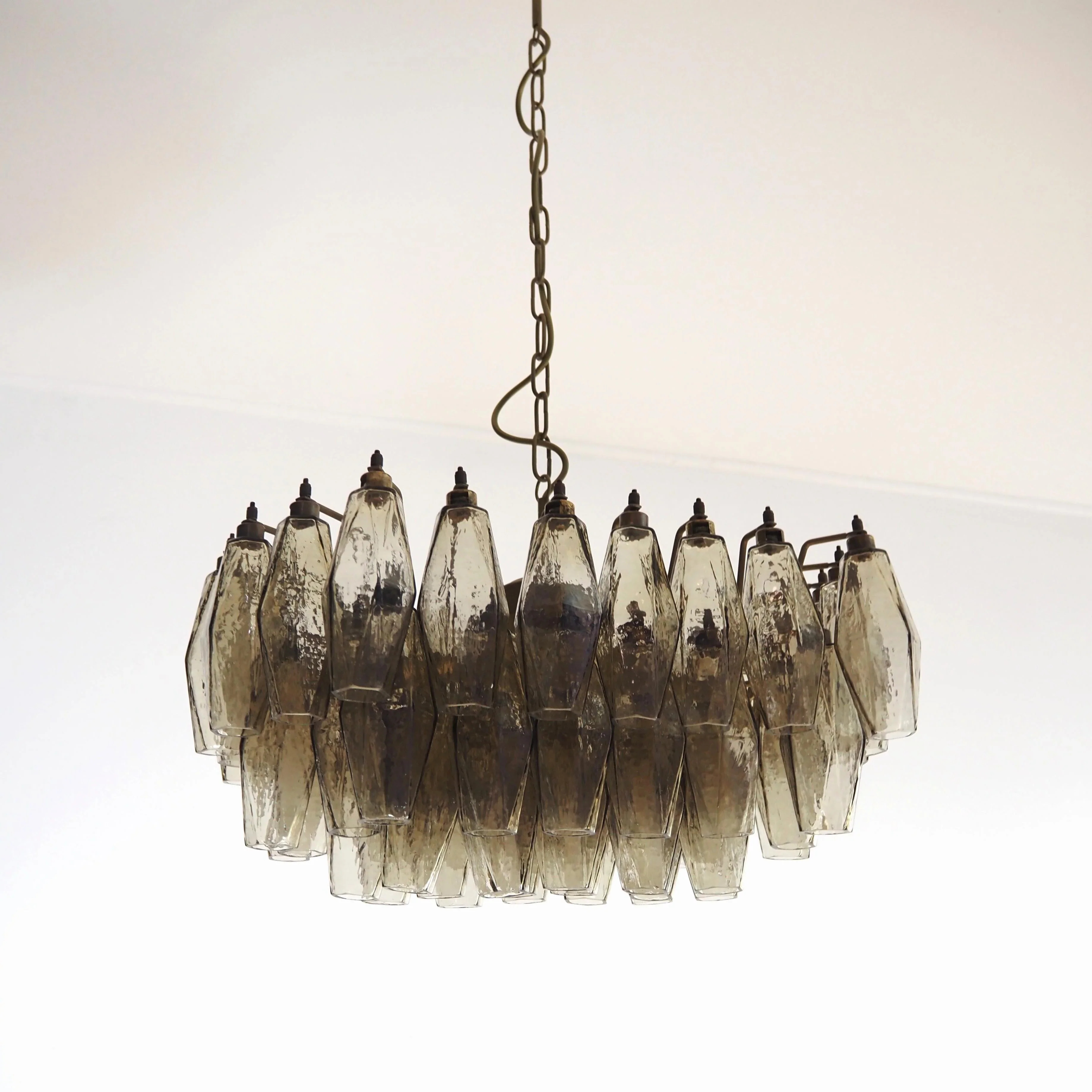 Poliedri Murano Smoked Chandelier - Image 8