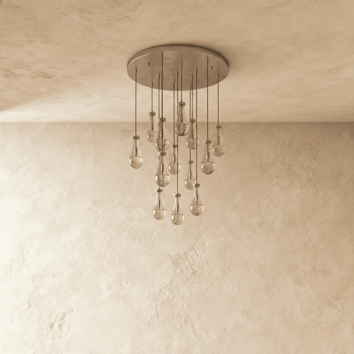 Pulcher Glass Tears Chandelier - Image 10