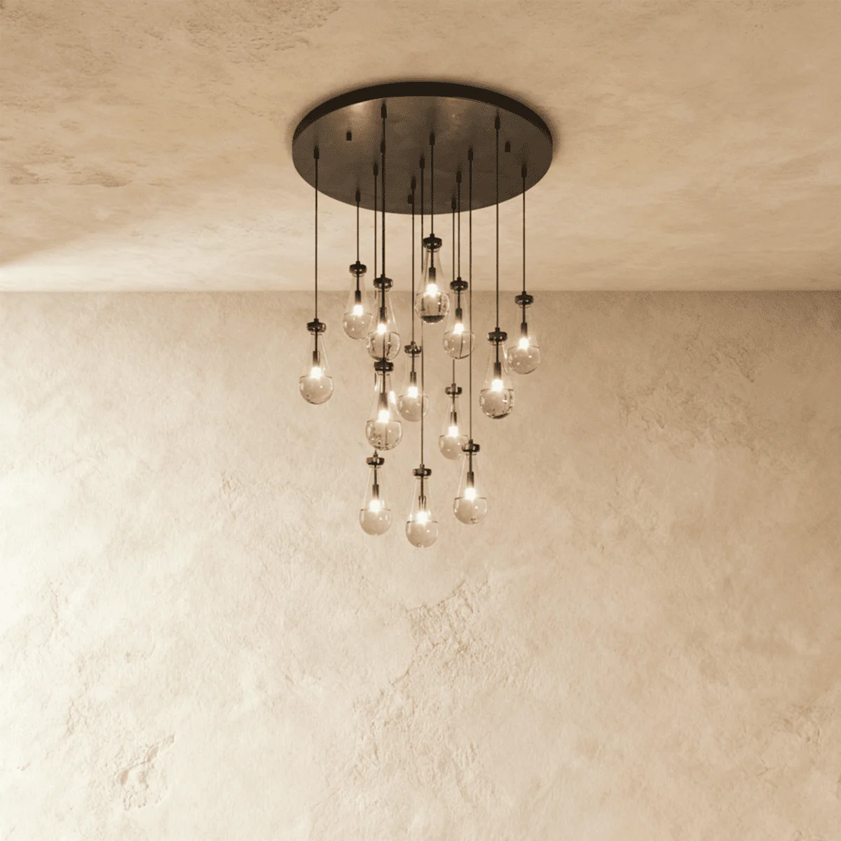 Pulcher Glass Tears Chandelier - Image 11