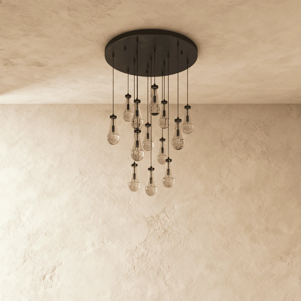 Pulcher Glass Tears Chandelier - Image 12
