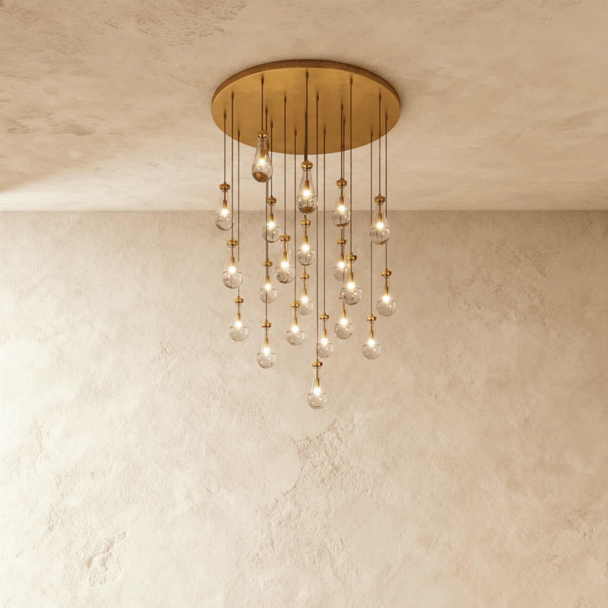 Pulcher Glass Tears Chandelier - Image 13