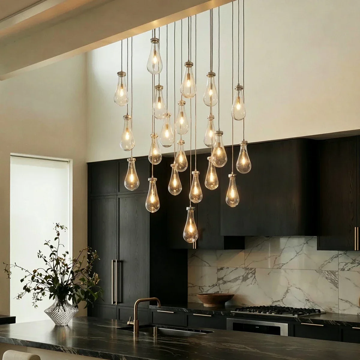 Pulcher Glass Tears Chandelier - Image 35