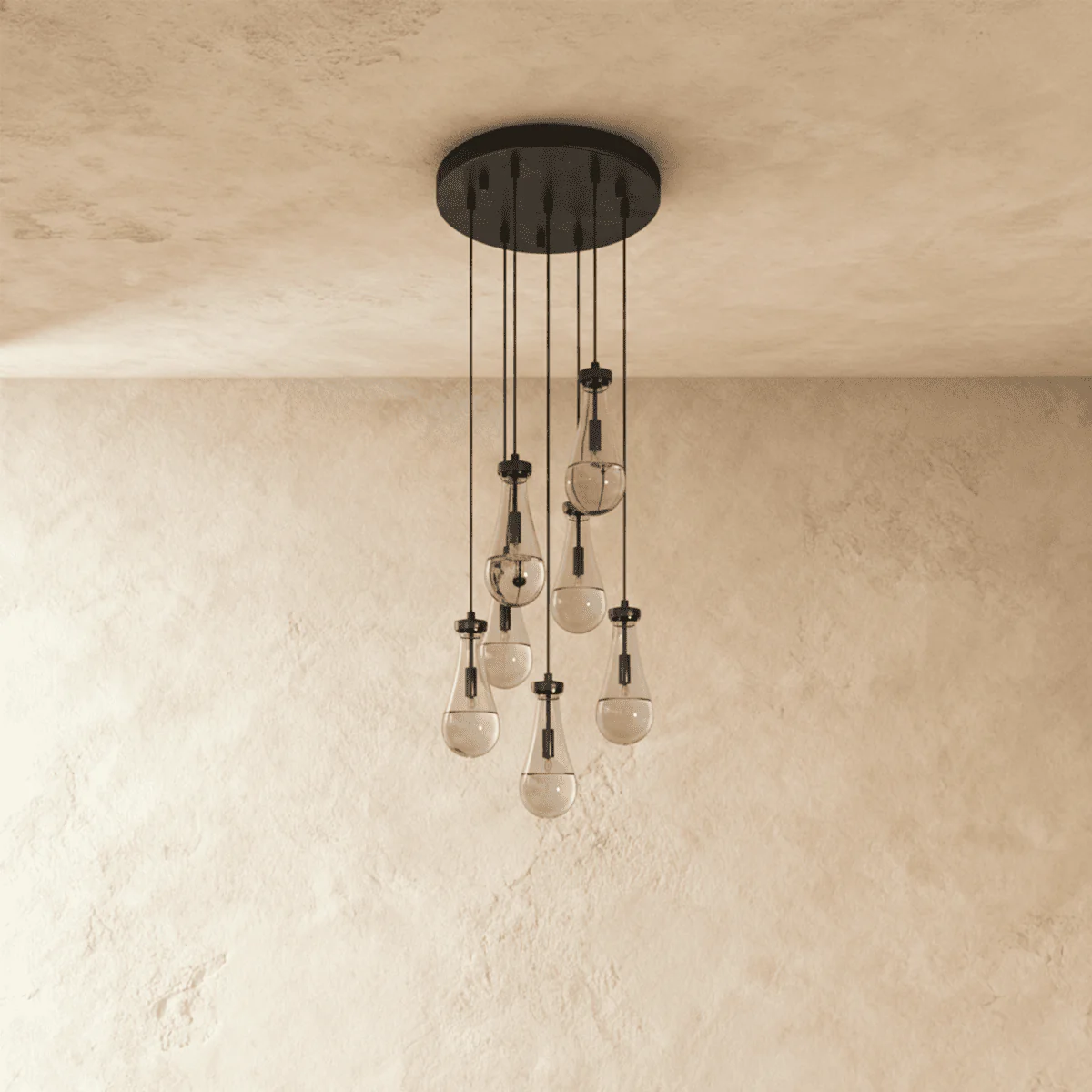 Pulcher Glass Tears Chandelier - Image 6