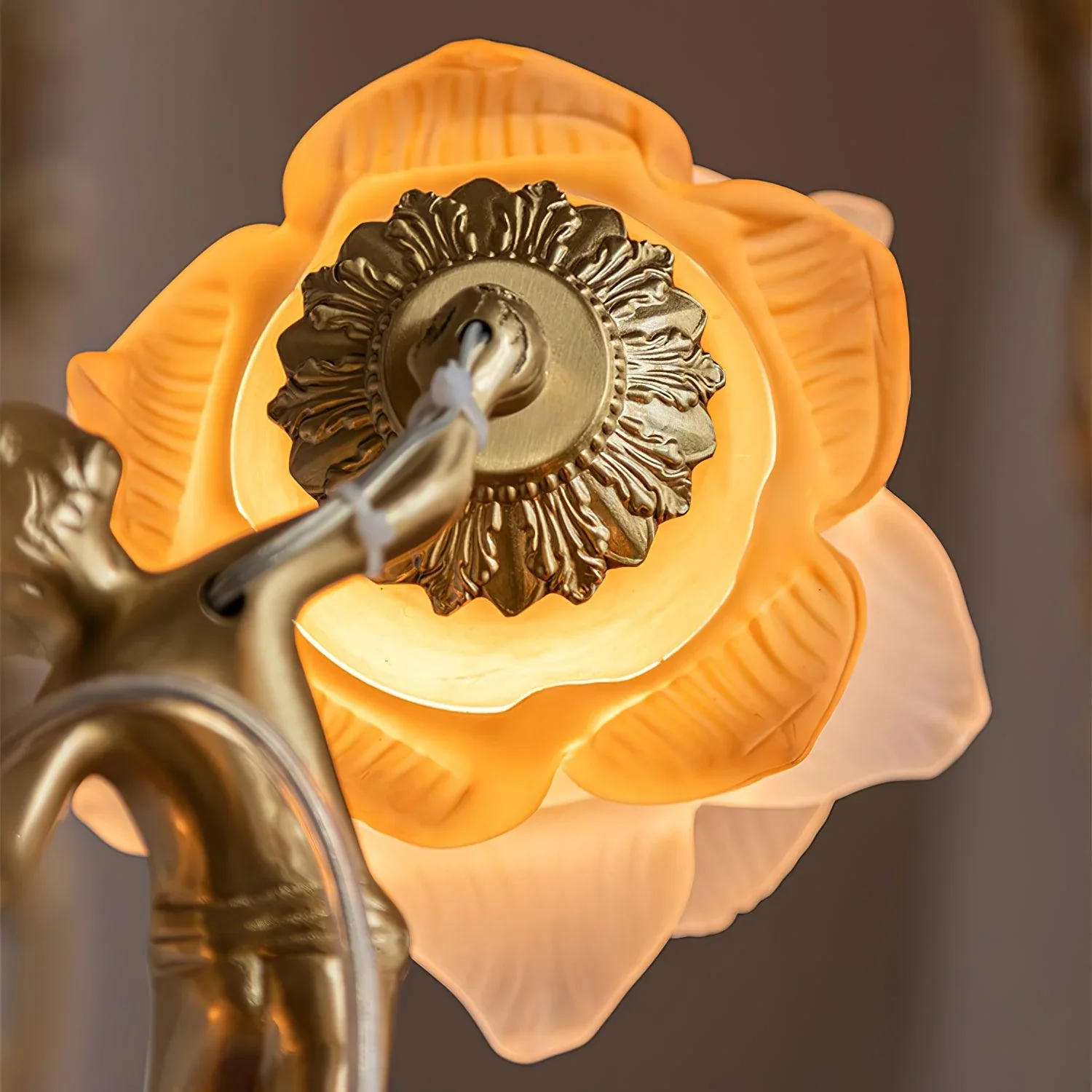 Putti Statuettes Brass Suspension - Image 14