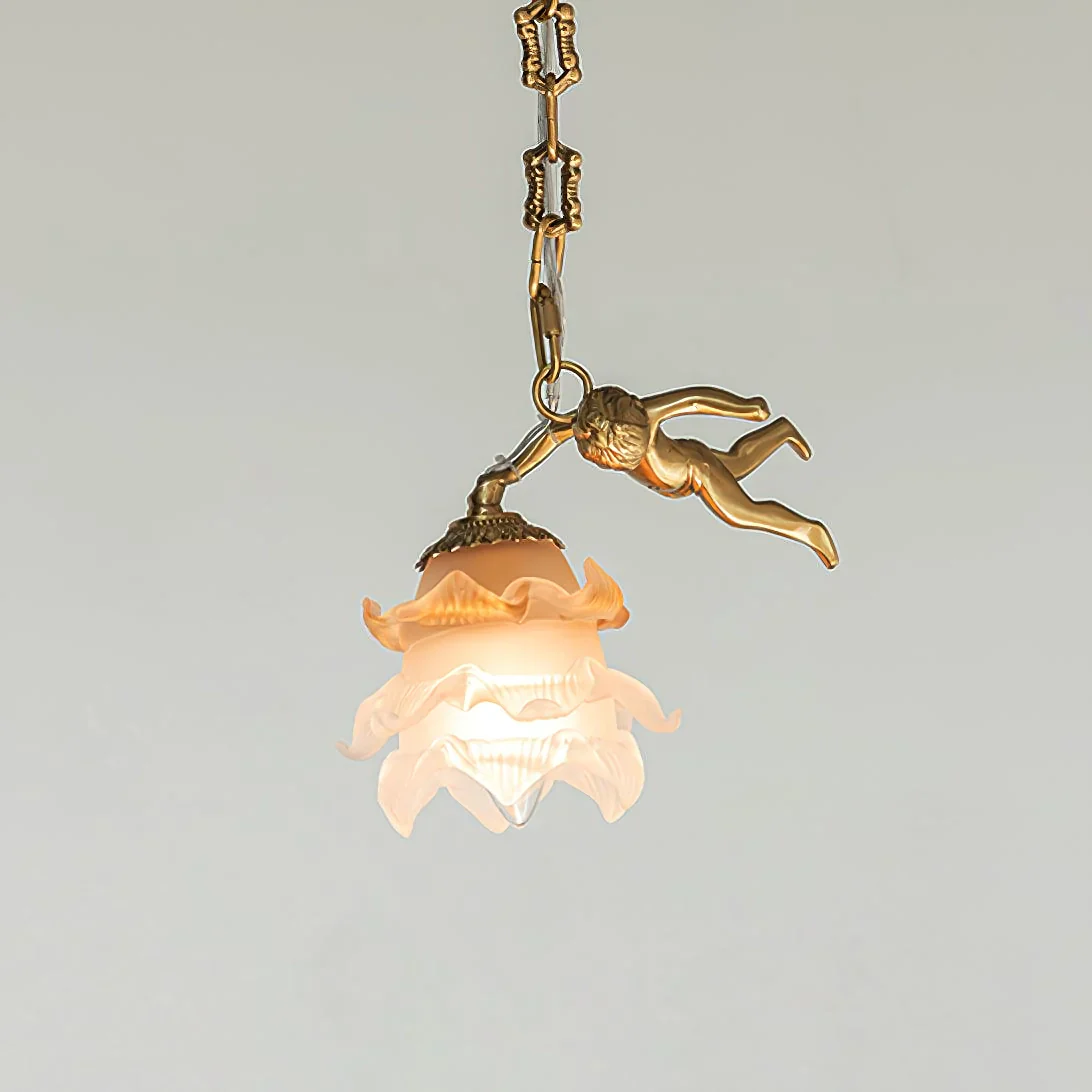 Putti Statuettes Brass Suspension - Image 18