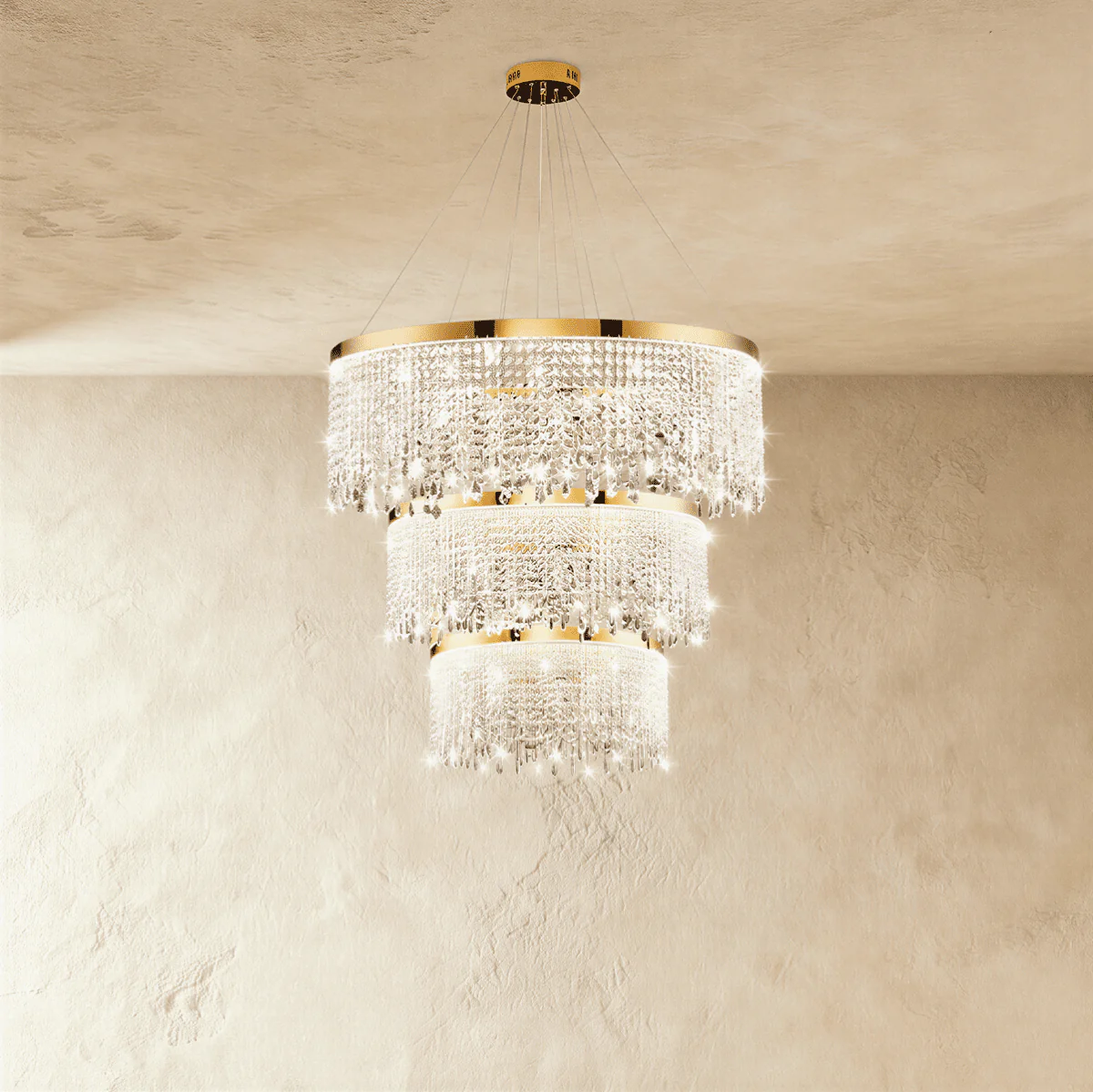 Rexana Crystal Tiered Chandelier - Image 2