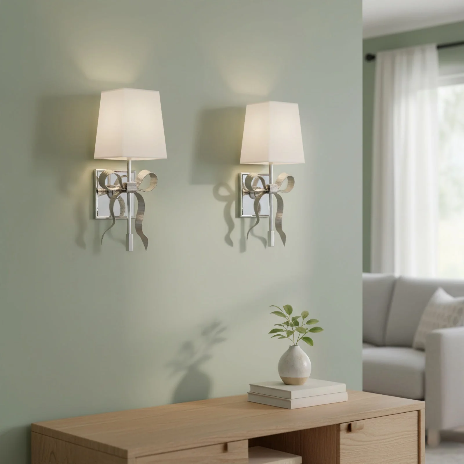 Ribbon Bow Wall Light - Image 12