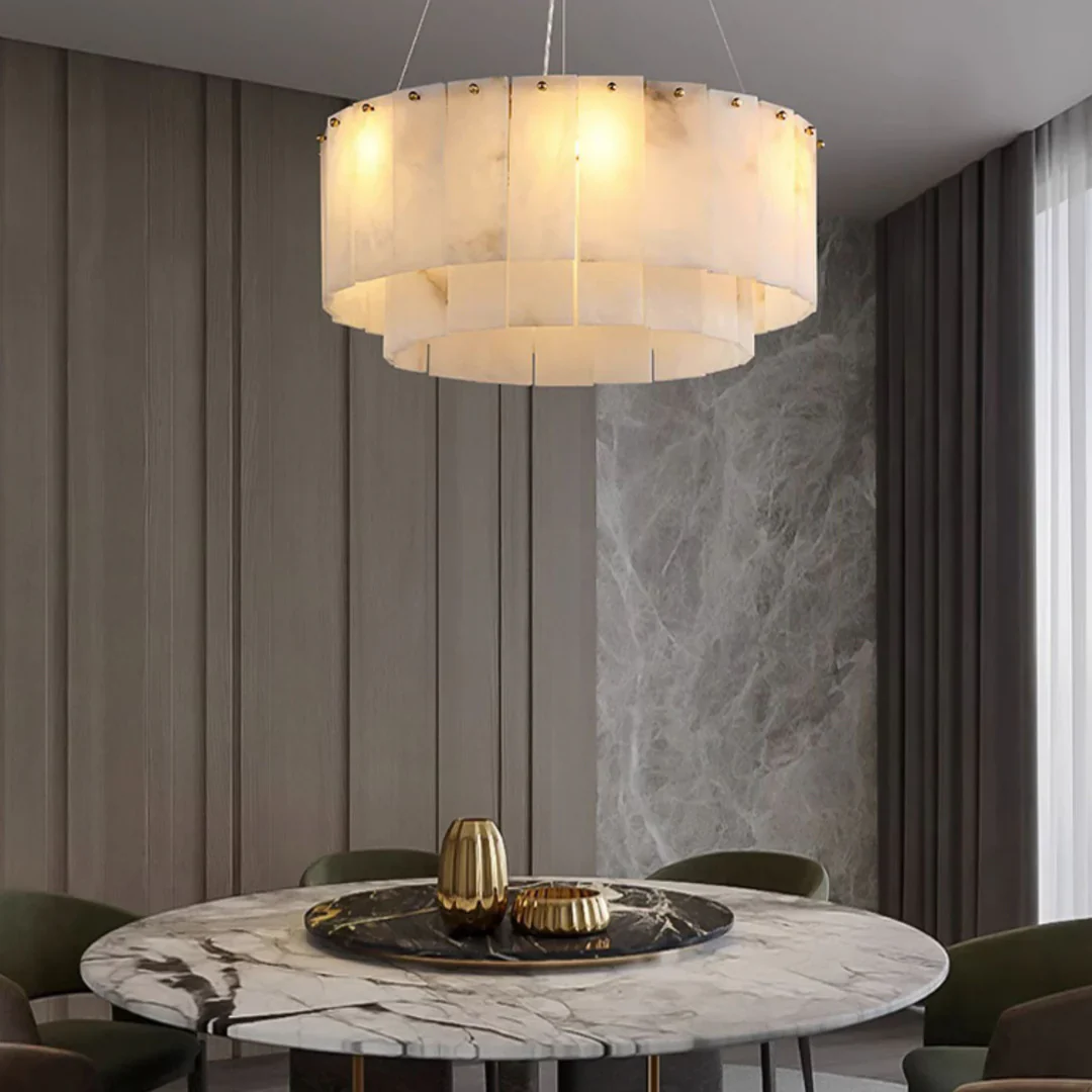 Rock Alabaster Chandelier - Image 11