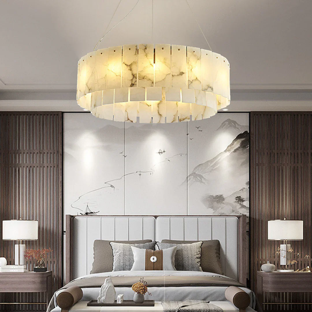 Rock Alabaster Chandelier - Image 8