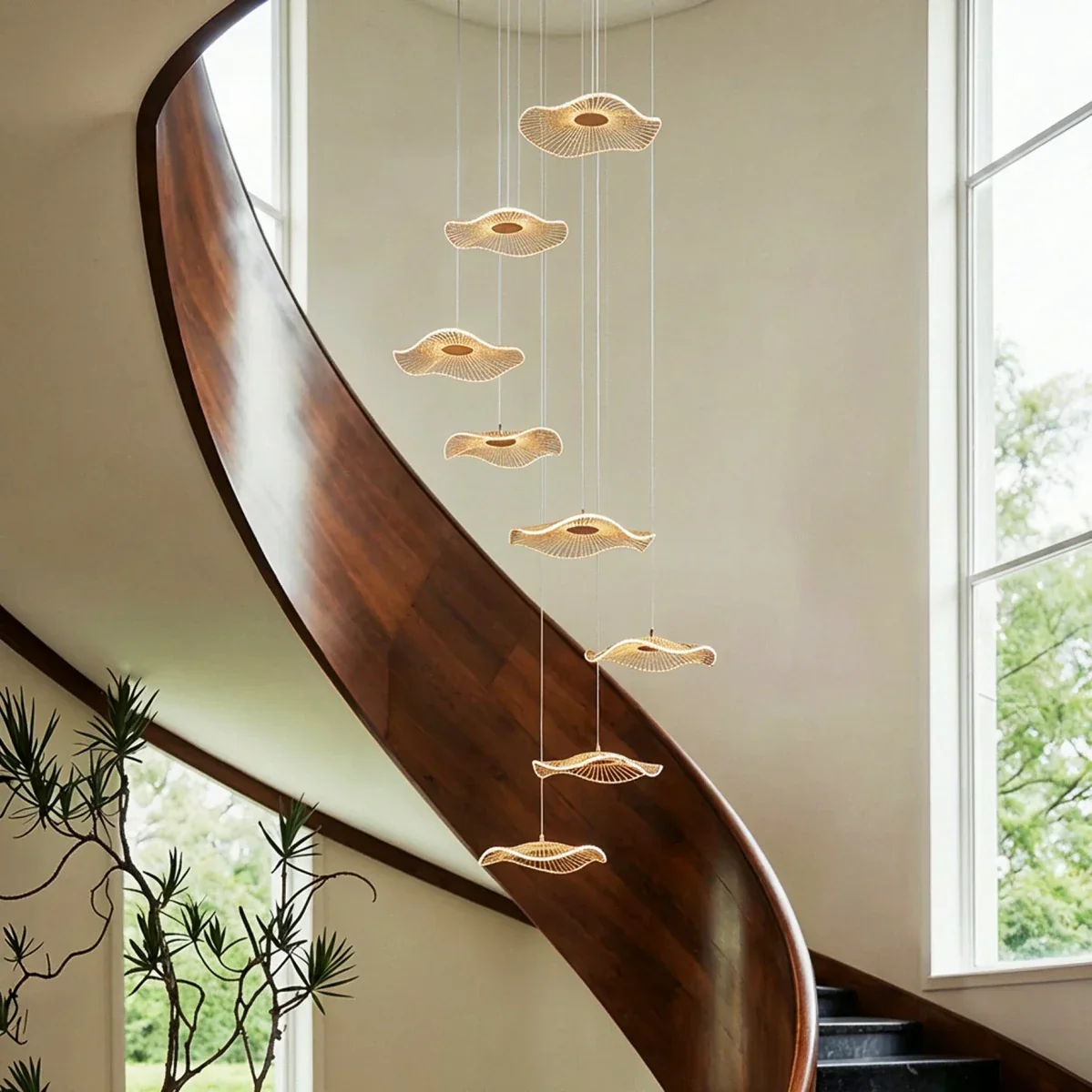 Rotasu Staircase Chandelier - Image 10