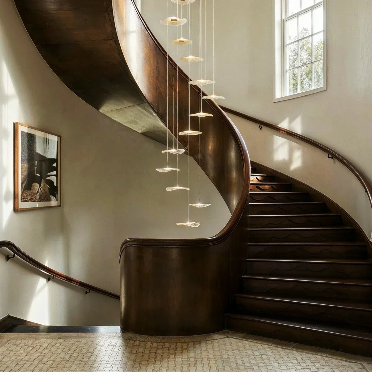 Rotasu Staircase Chandelier - Image 13