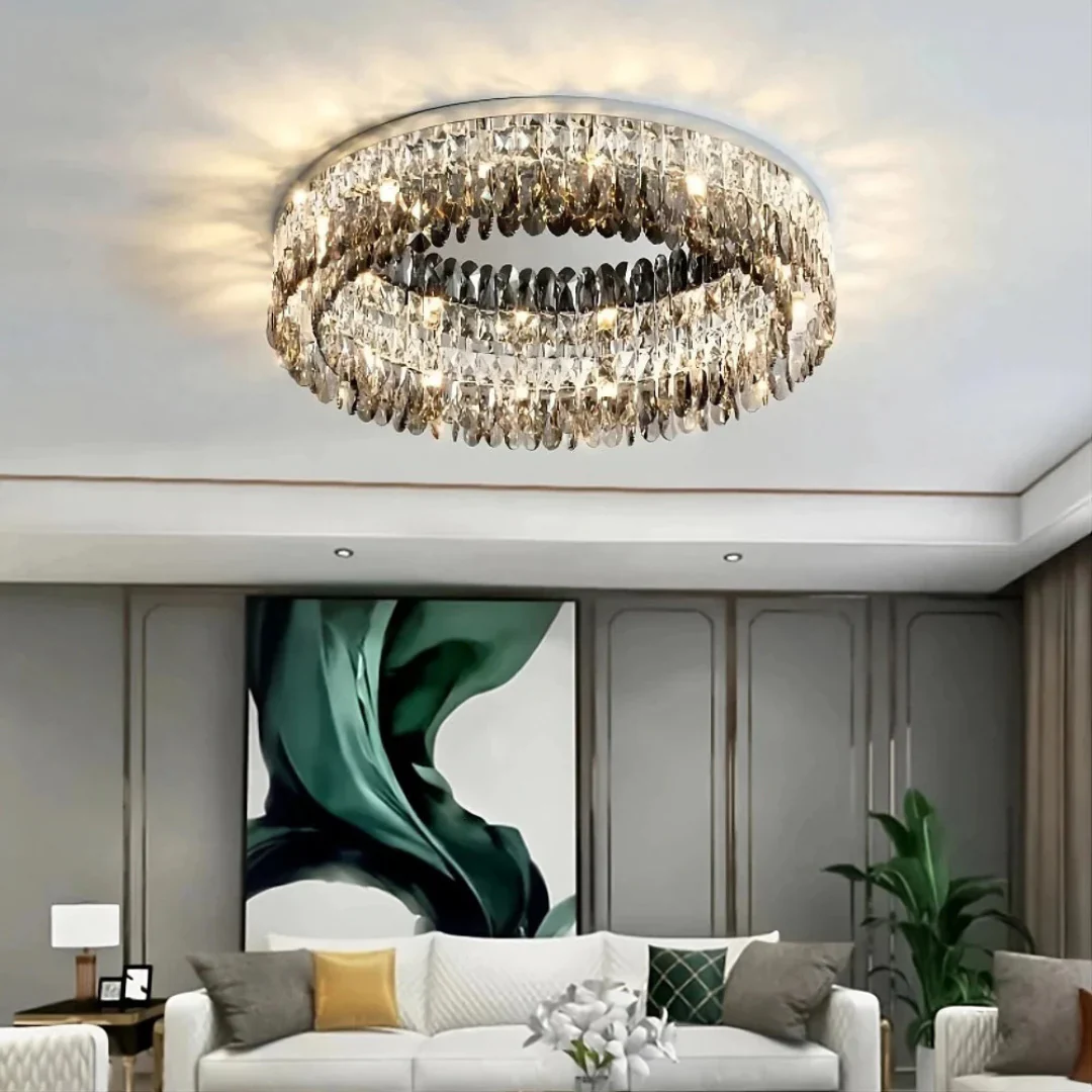 Round Giano Crystal Ceiling Ceiling light - Image 3