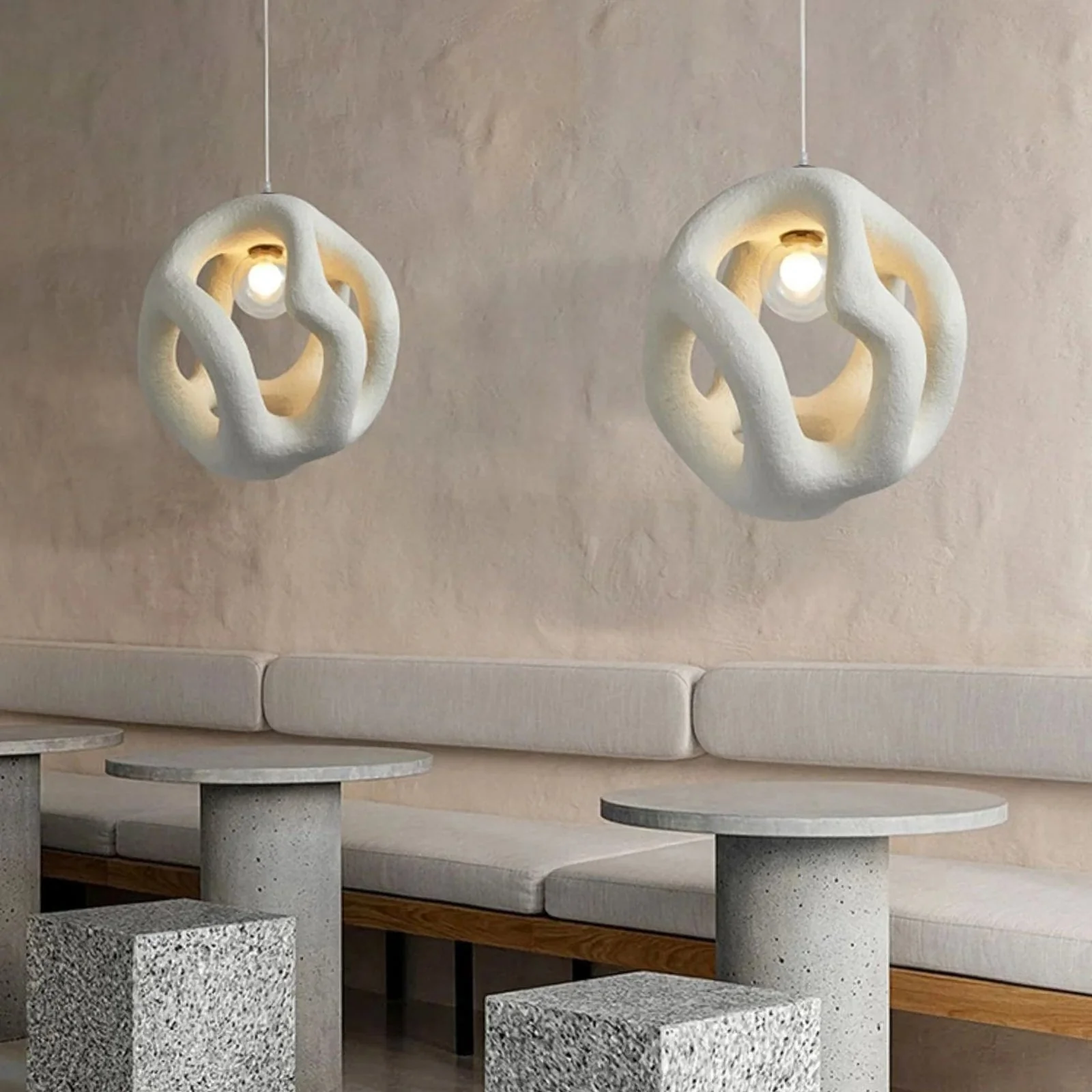 Round Hollow Pendant Lamp - Image 4