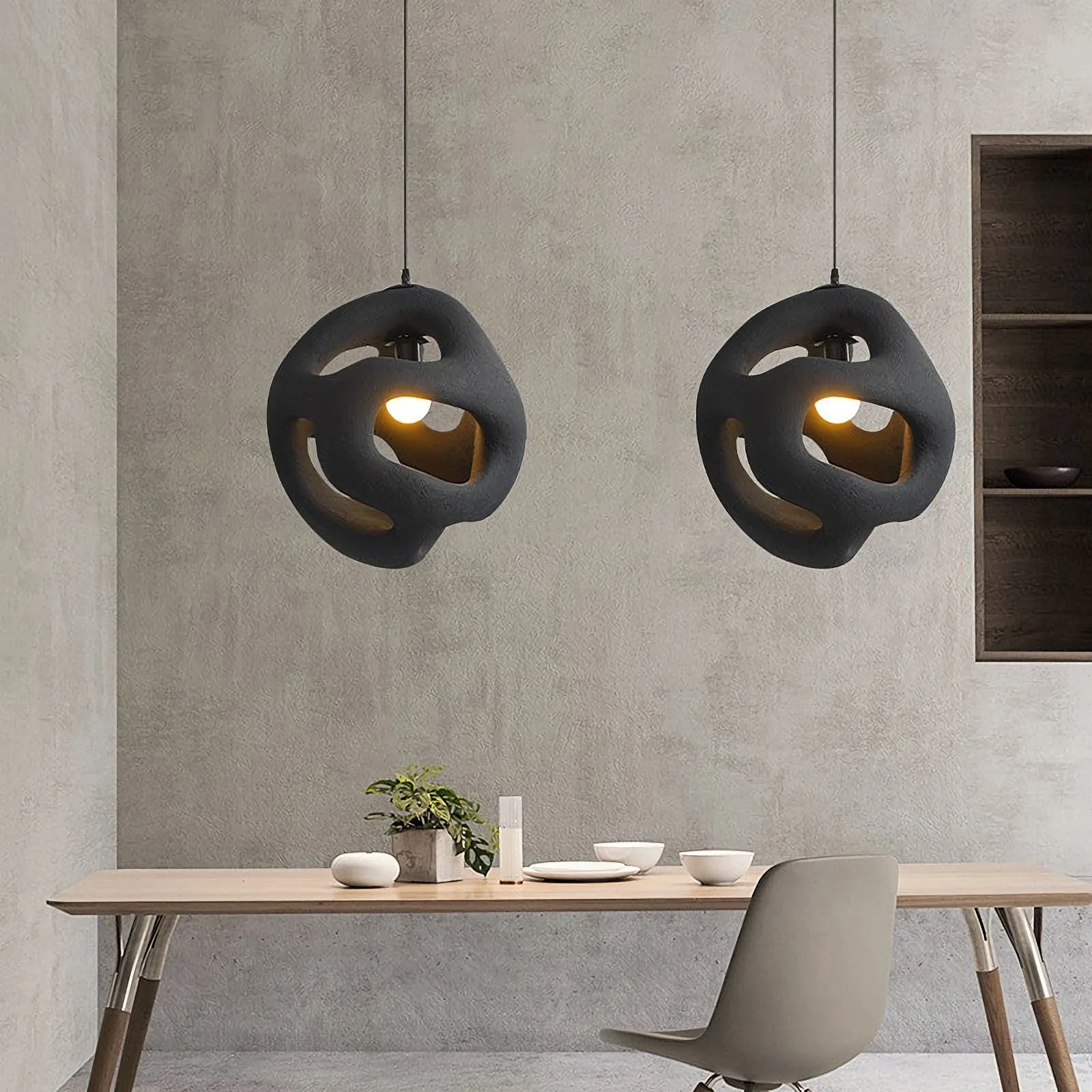 Round Hollow Pendant Lamp - Image 7