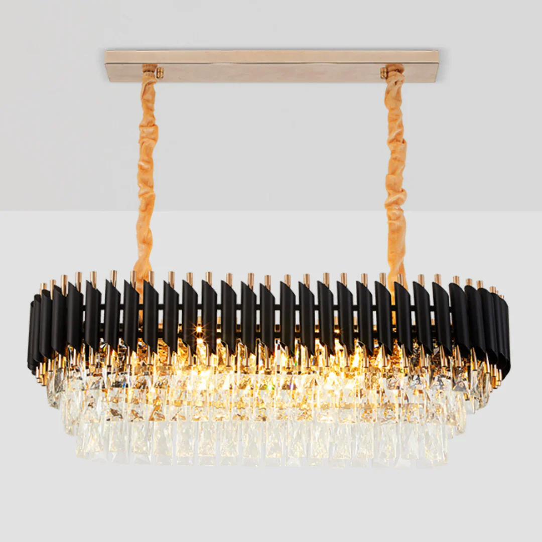 Round Raindrop Crystal Chandelier - Image 17