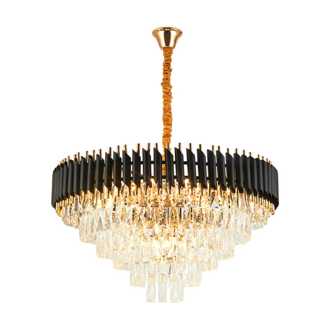 Round Raindrop Crystal Chandelier - Image 18