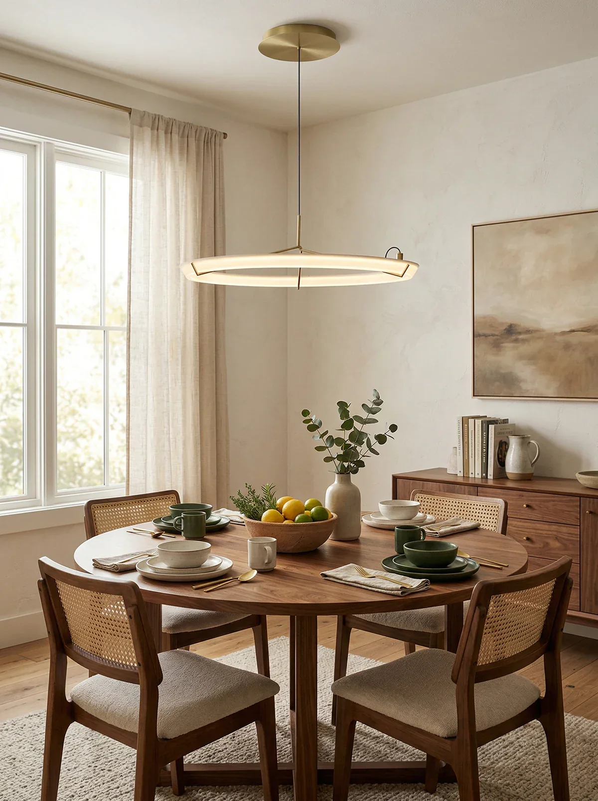 Round Vielle Acrylic Pendant Lamp - Image 2