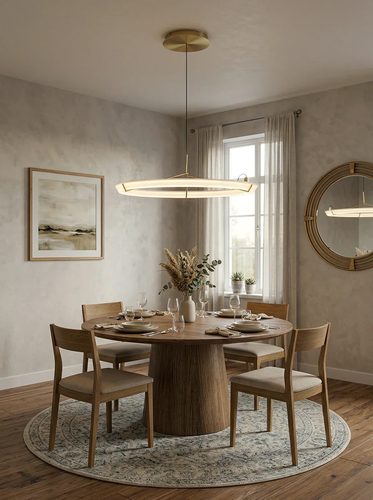 Round Vielle Acrylic Pendant Lamp - Image 6