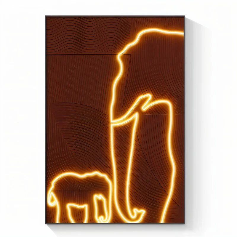Safari Flare Illuminated Art - Image 13