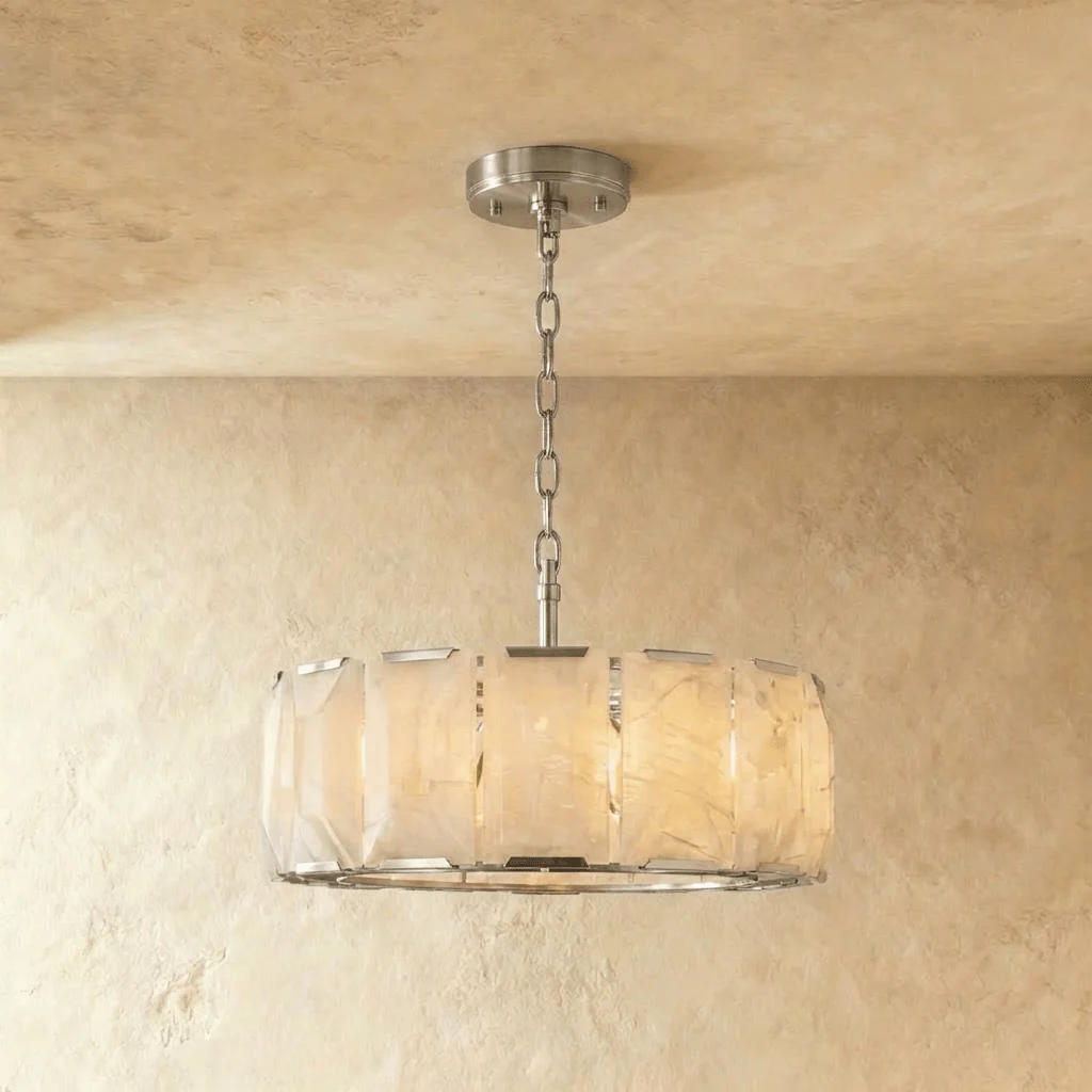 Sakhra Round Alabaster Chandelier - Image 11