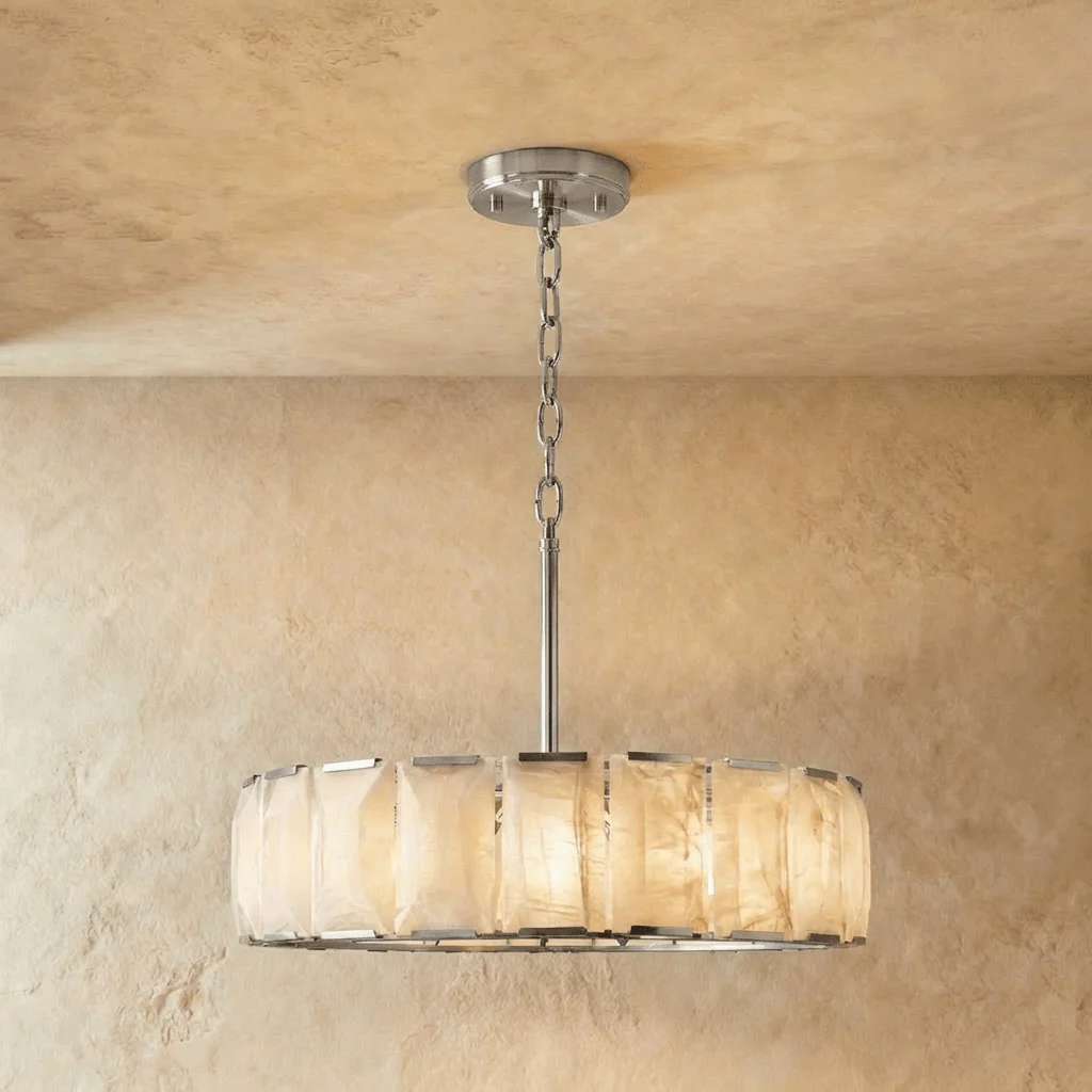Sakhra Round Alabaster Chandelier - Image 12