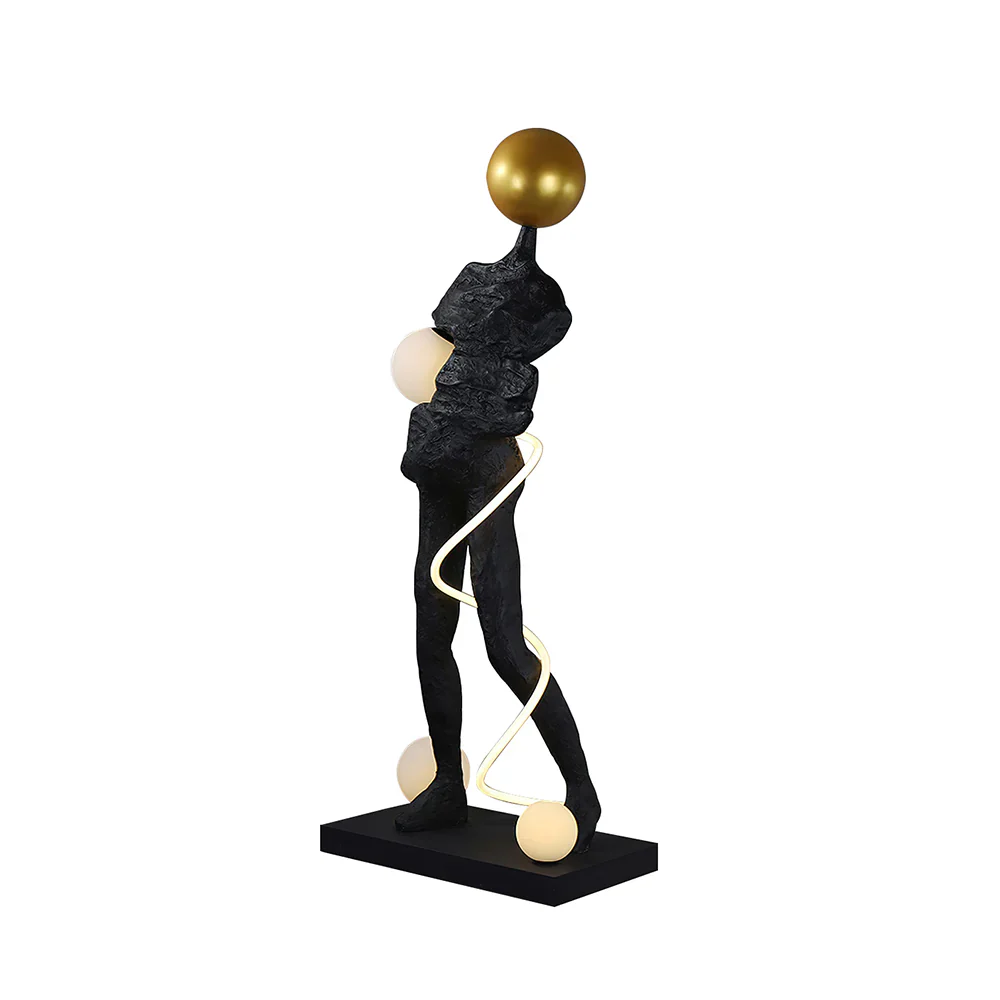Sculpture Ginasta Spiral Floor Lamp