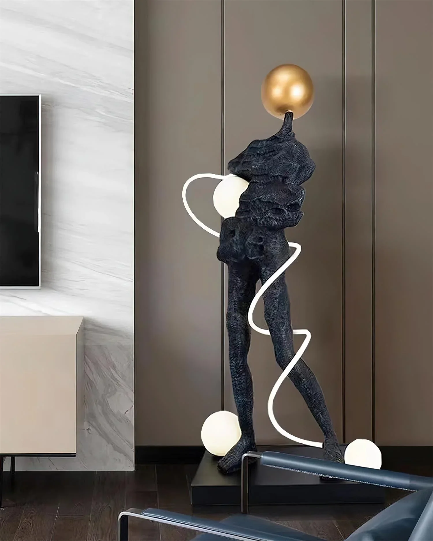 Sculpture Ginasta Spiral Floor Lamp - Image 4