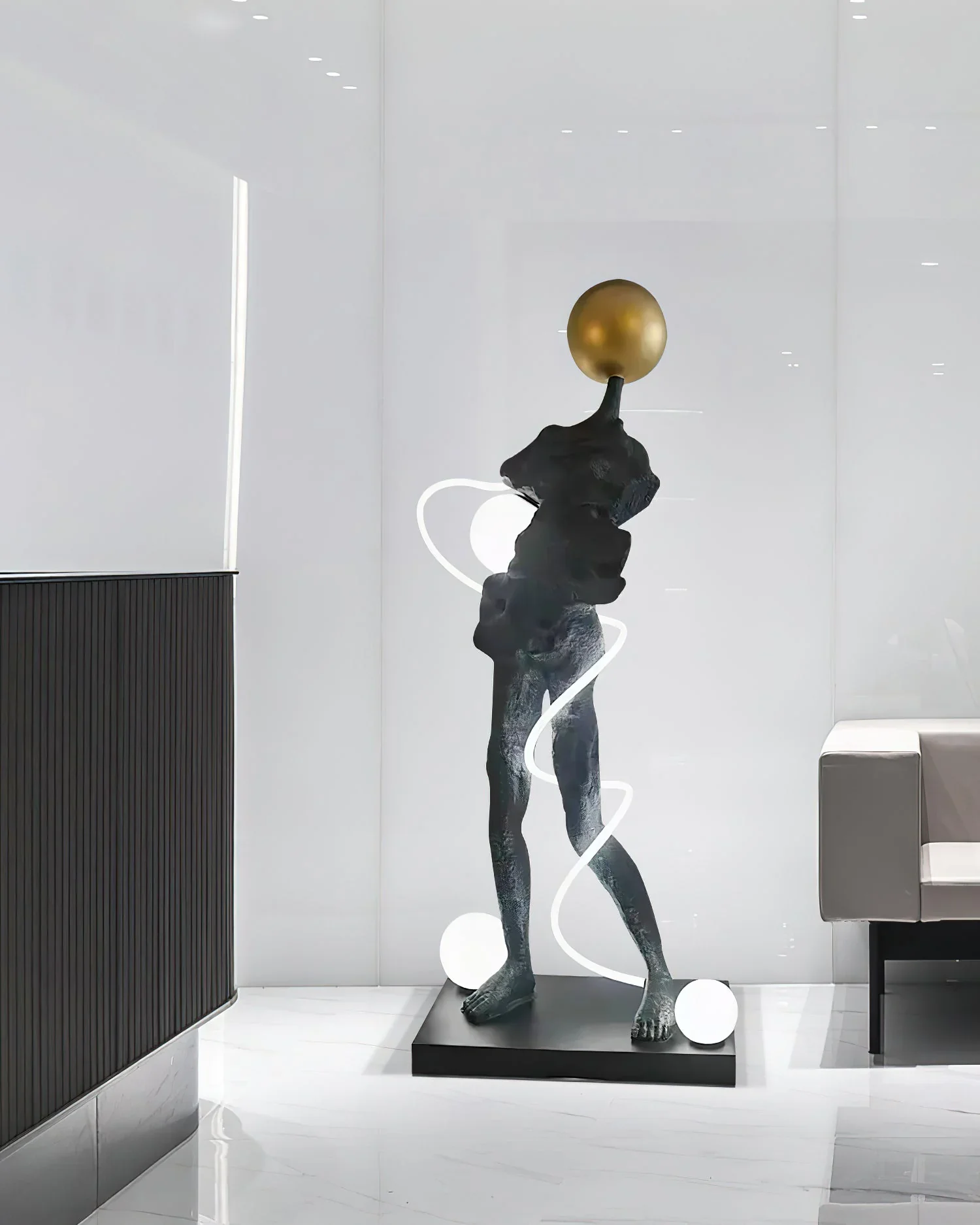 Sculpture Ginasta Spiral Floor Lamp - Image 5