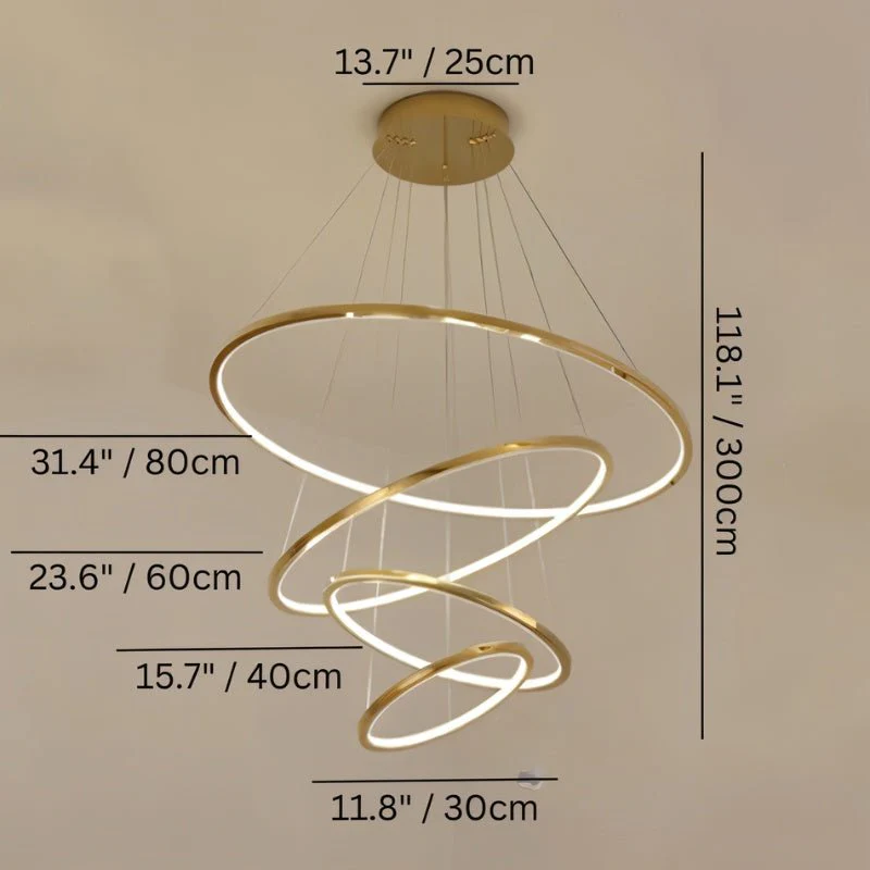 Shalom Round Chandelier - Image 9