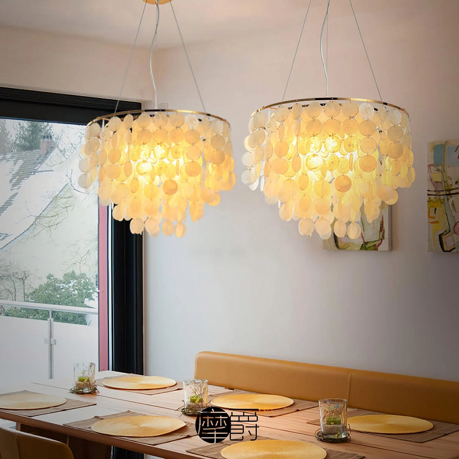 Shell Wind Chime Chandelier - Image 11